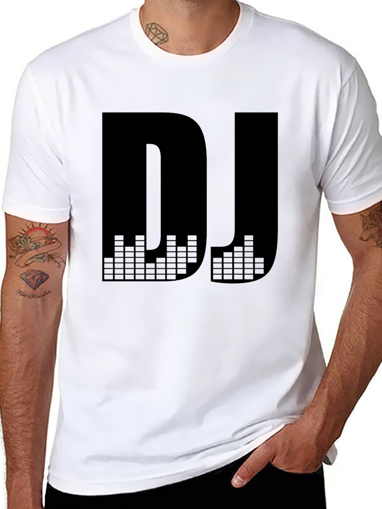 DJ Graphic Black T-Shirt