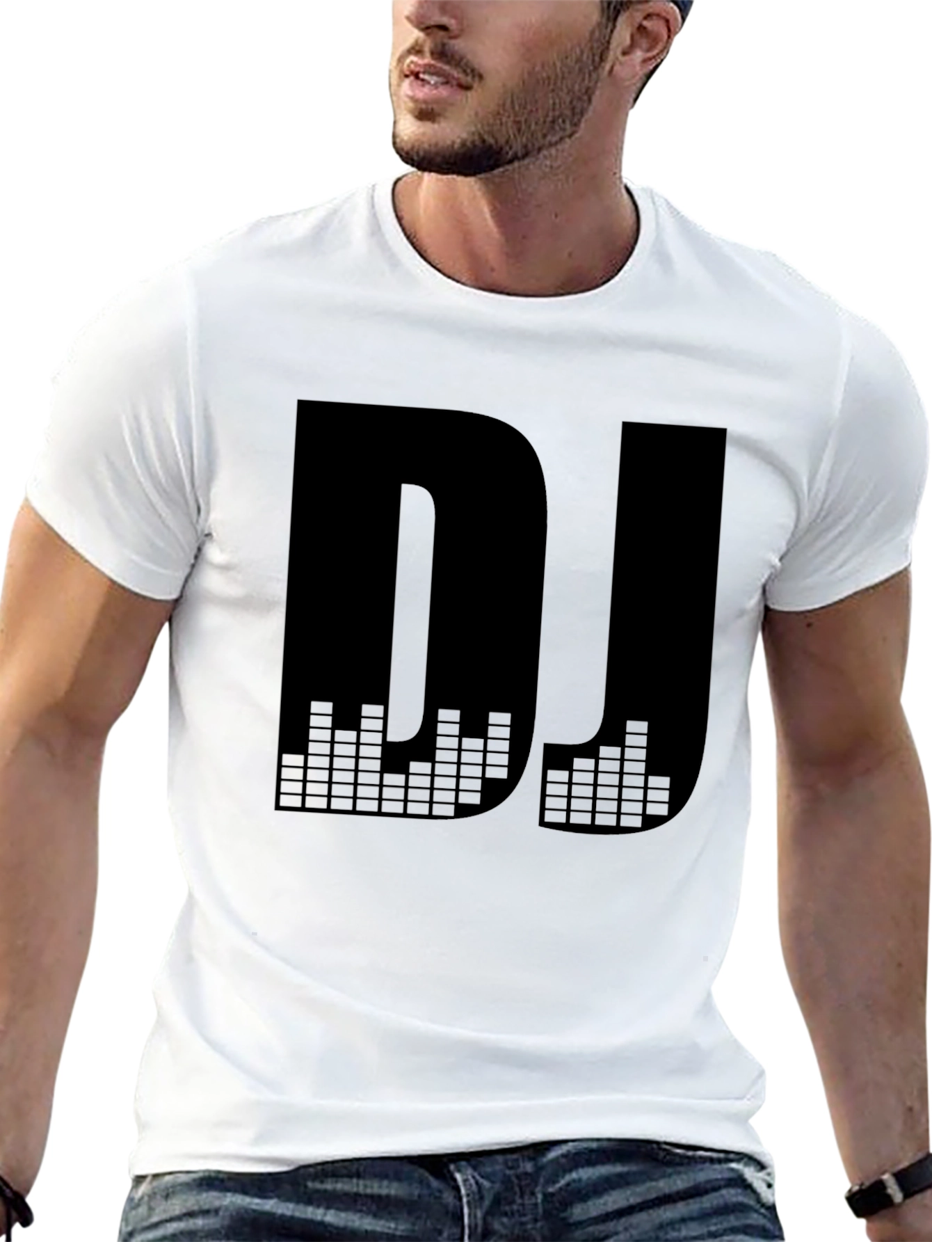 DJ Graphic Black T-Shirt