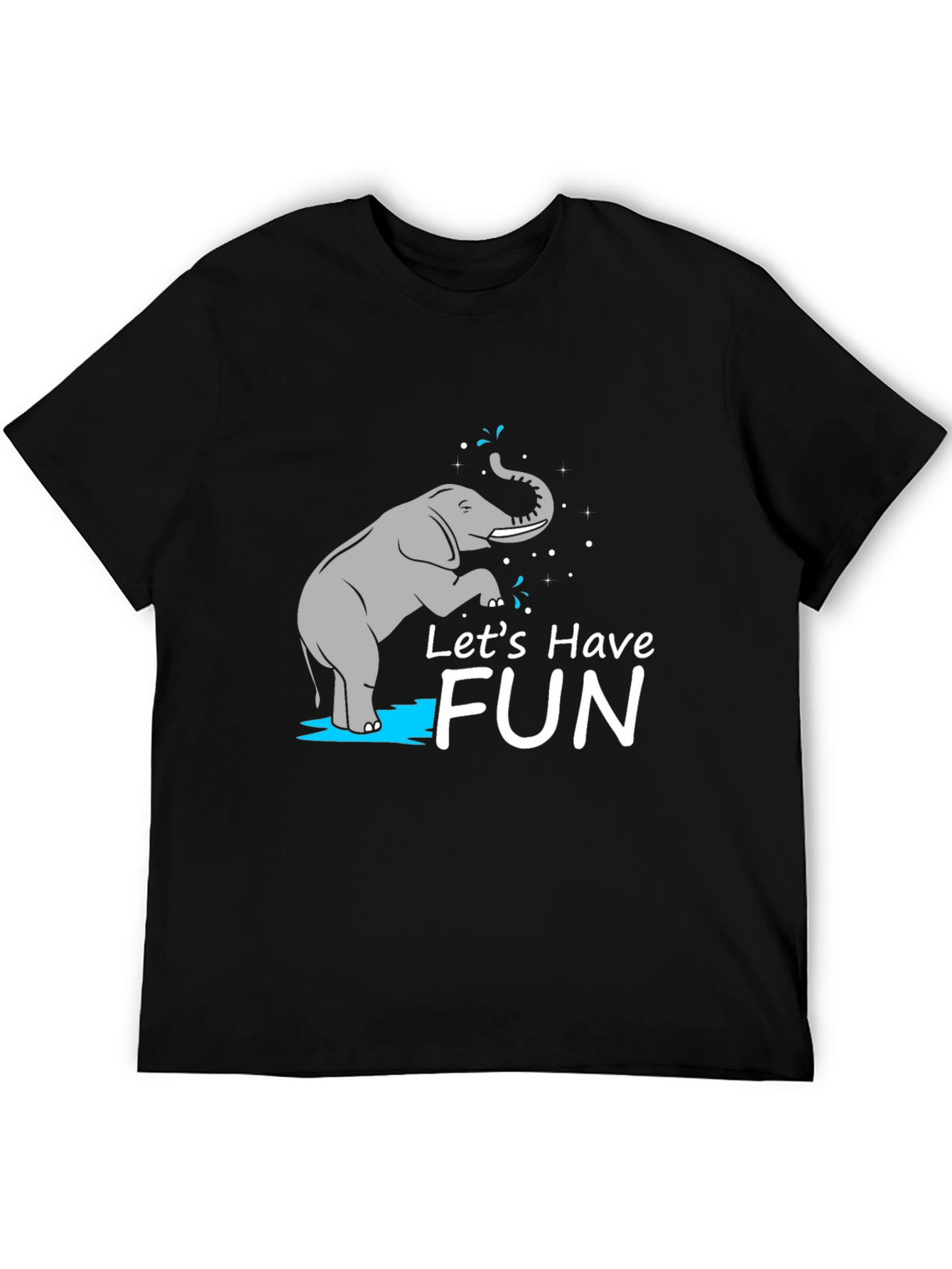 Lets Have Fun Graphic Tee - Black