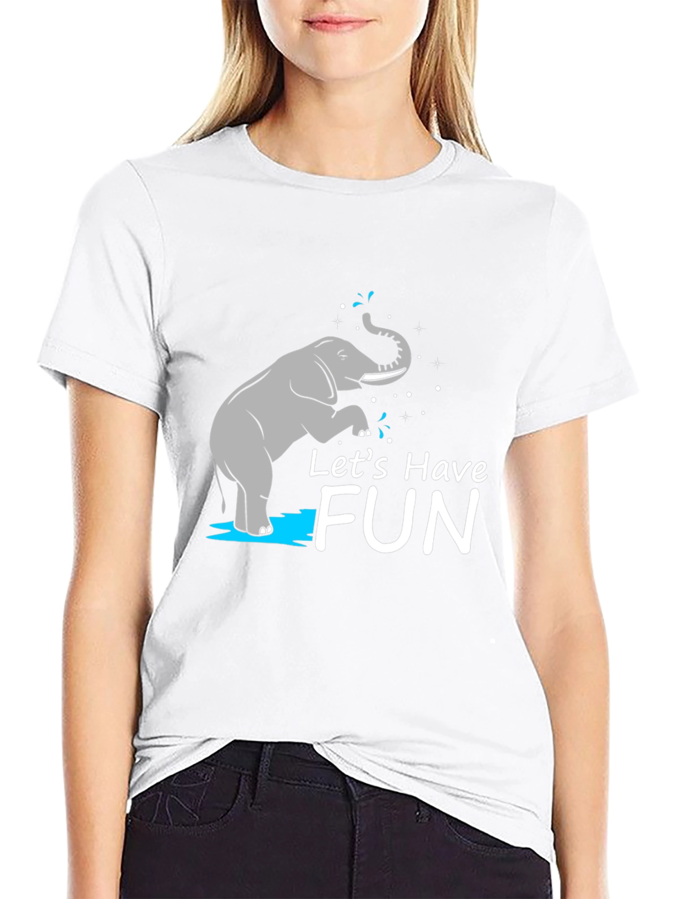 Lets Have Fun Graphic Tee - Black
