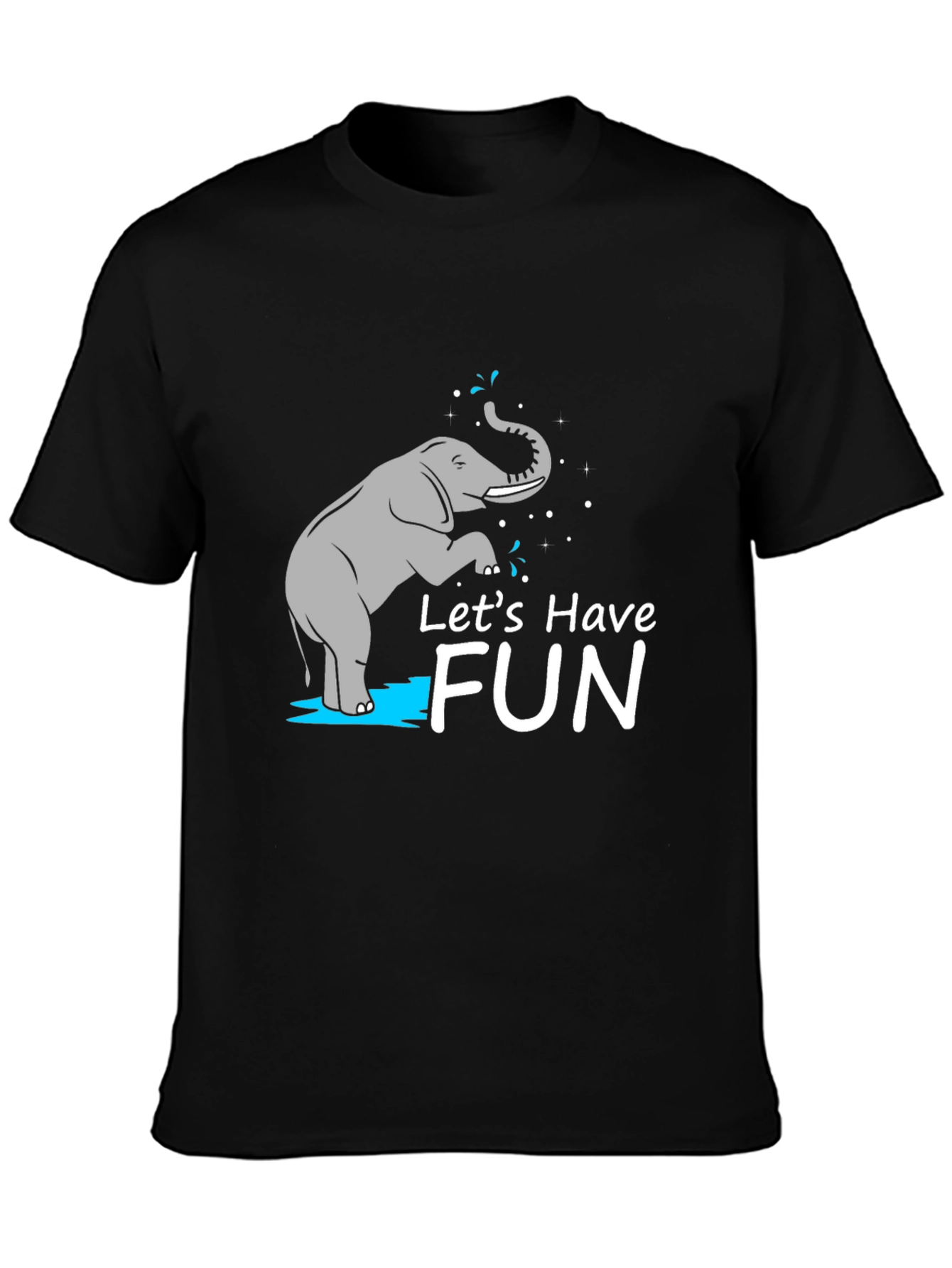 Lets Have Fun Graphic Tee - Black