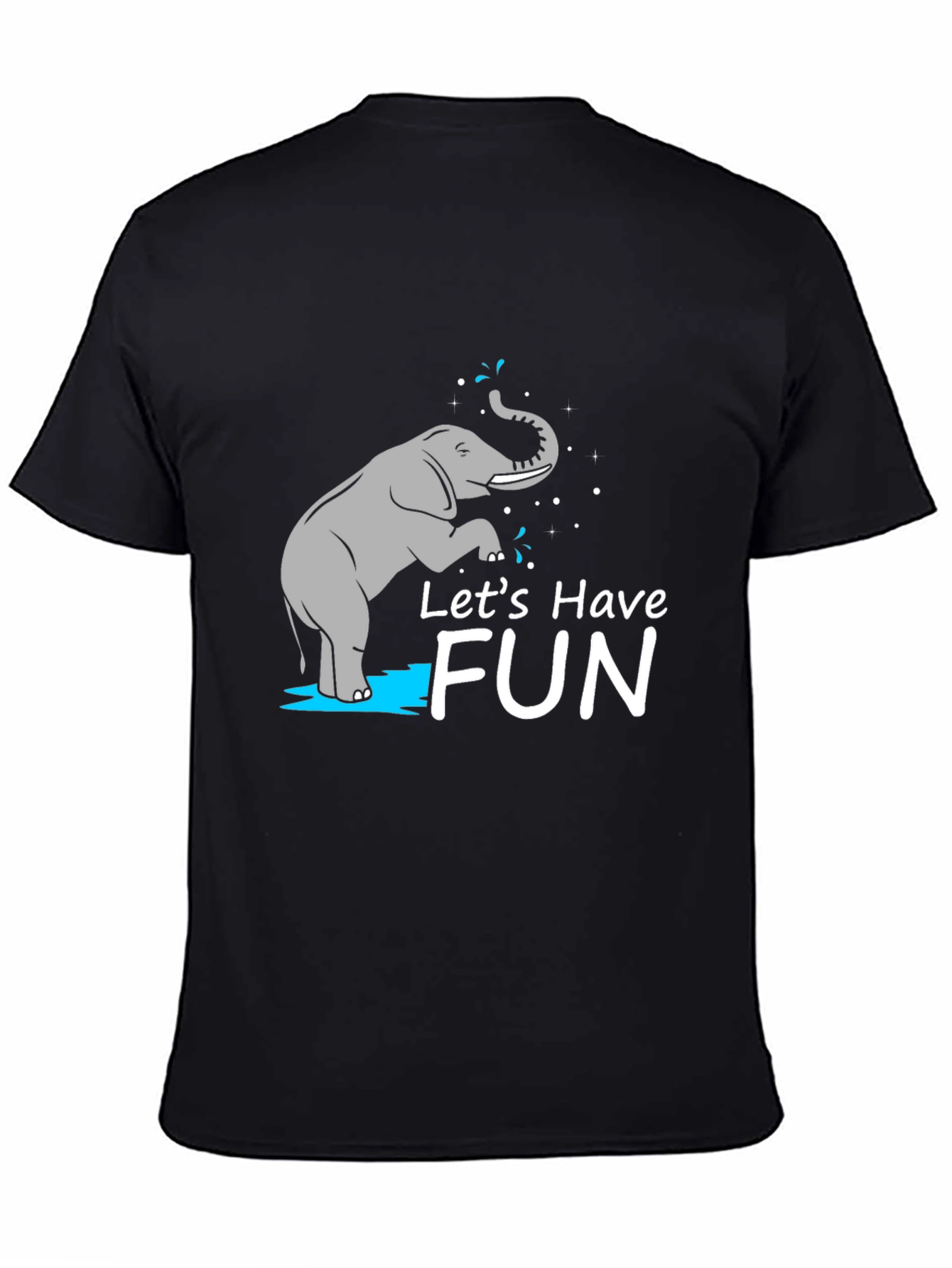 Lets Have Fun Graphic Tee - Black