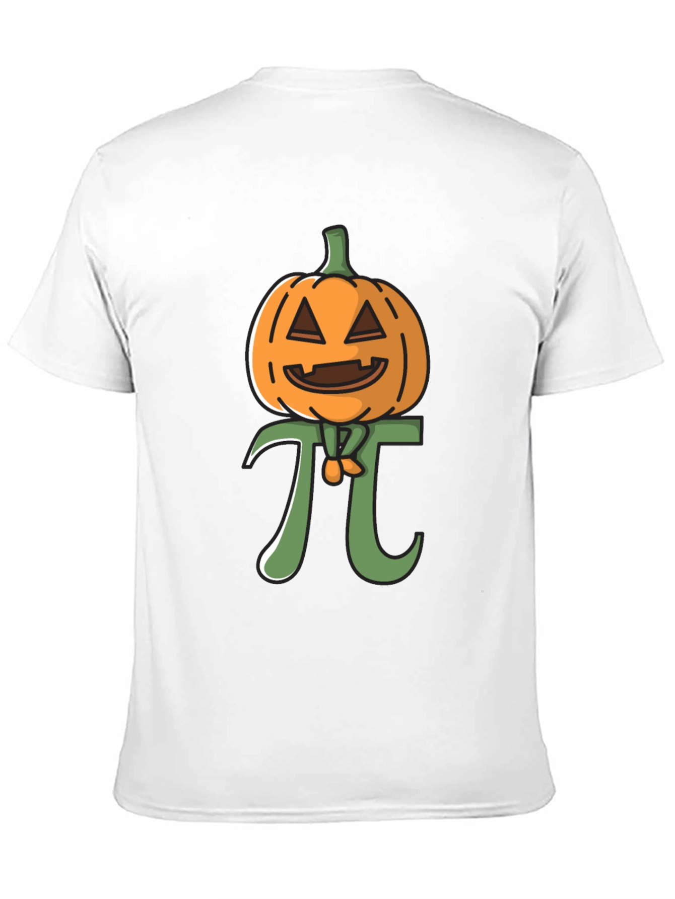 Pumpkin Pi Funny Halloween Math T-Shirt