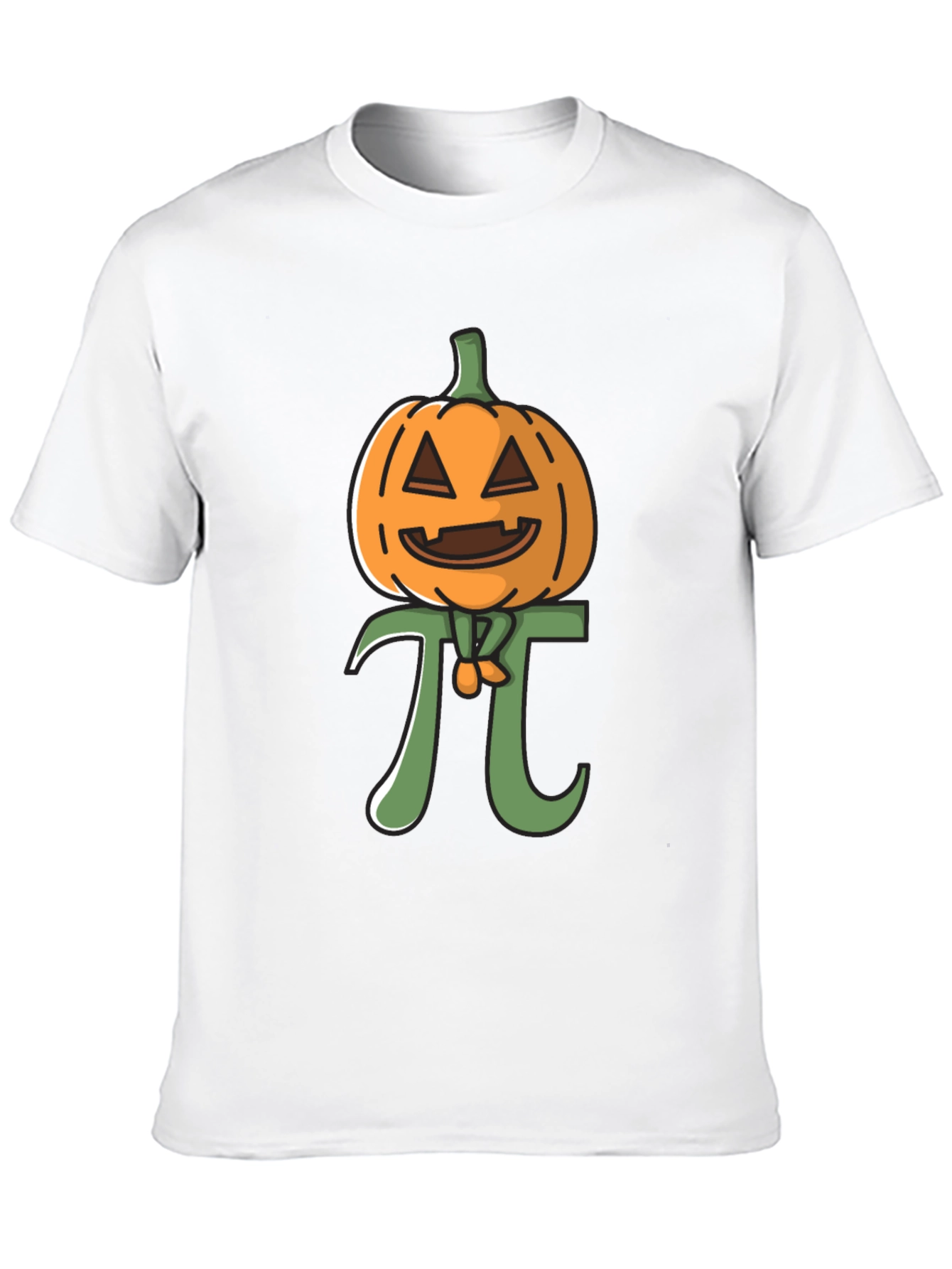 Pumpkin Pi Funny Halloween Math T-Shirt