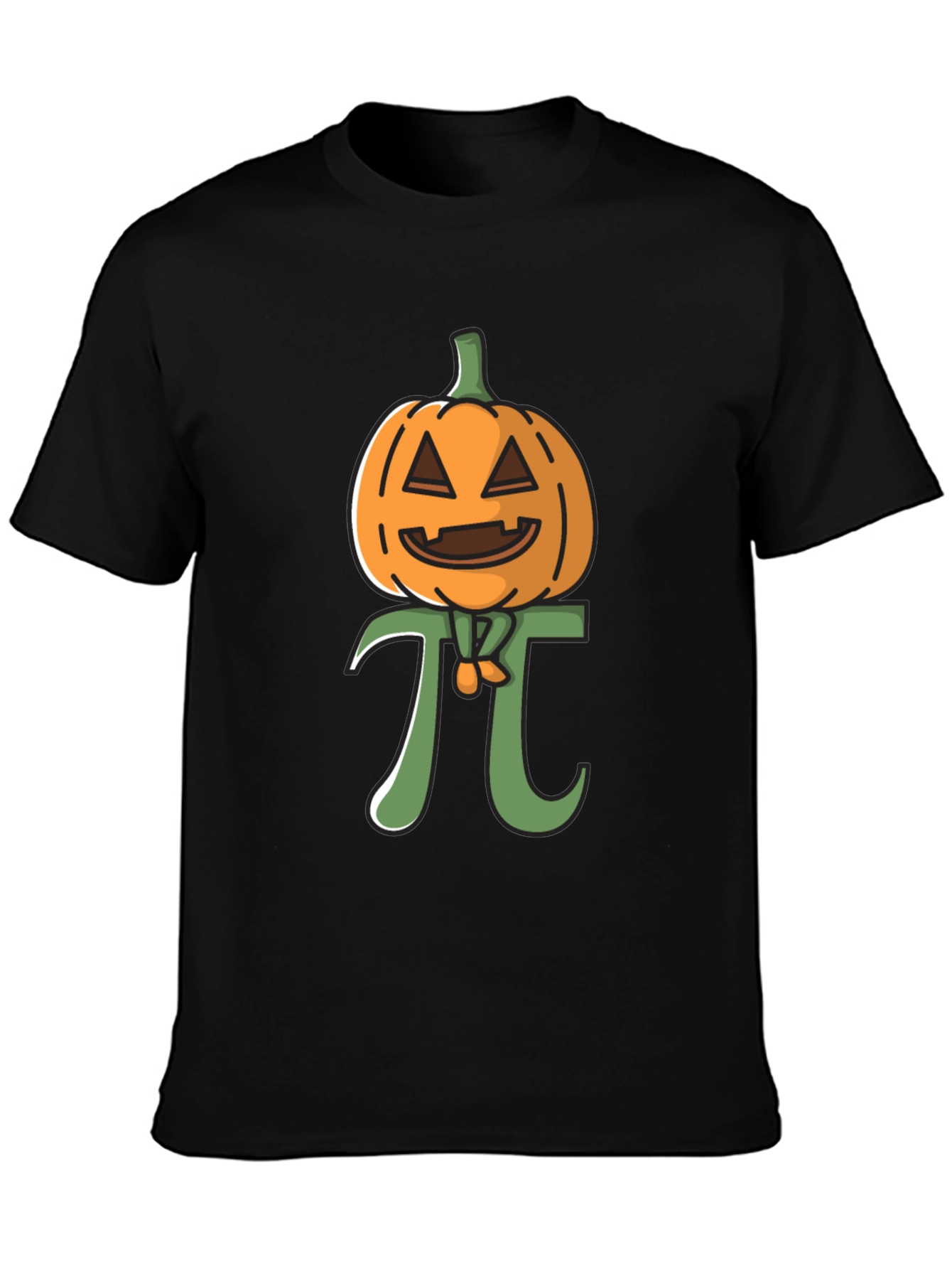 Pumpkin Pi Funny Halloween Math T-Shirt