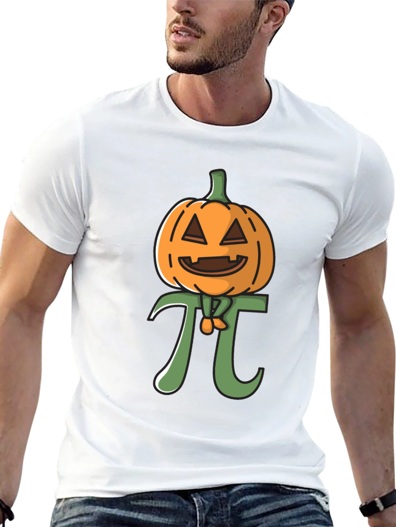 Pumpkin Pi Funny Halloween Math T-Shirt