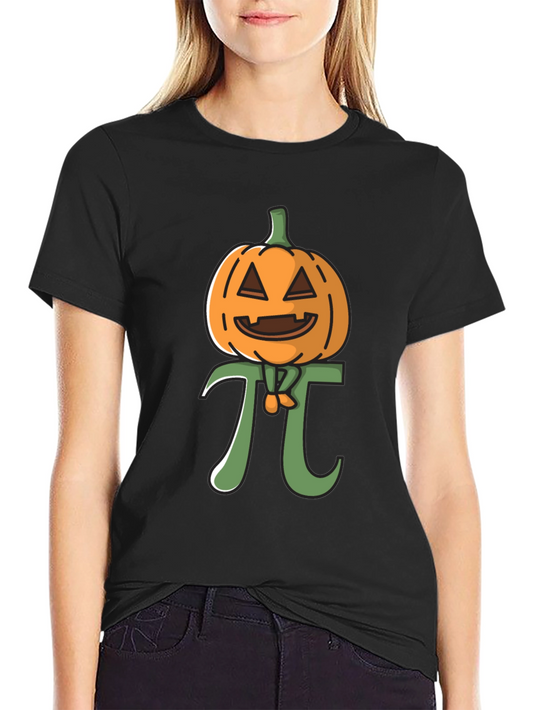 Pumpkin Pi Funny Halloween Math T-Shirt