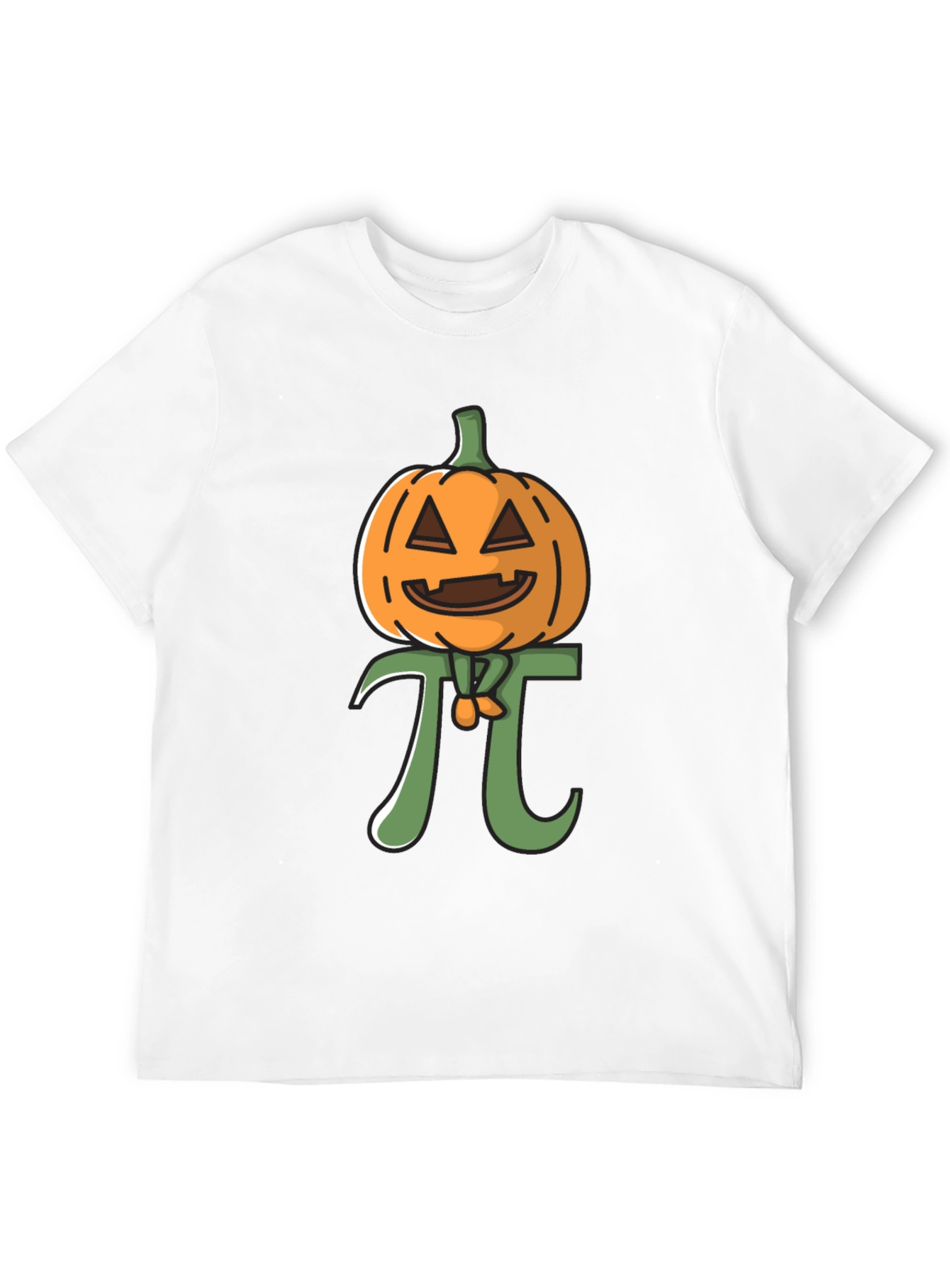 Pumpkin Pi Funny Halloween Math T-Shirt