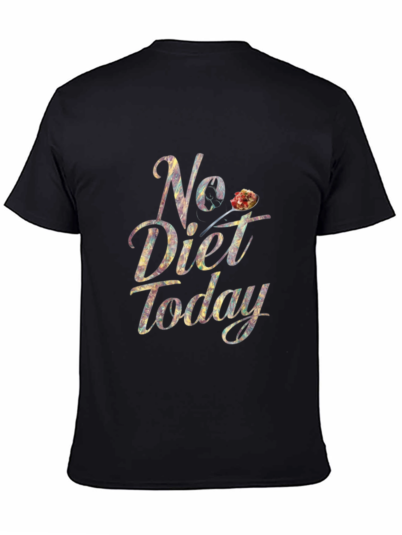 No Diet Today T-Shirt Funny Foodie Tee