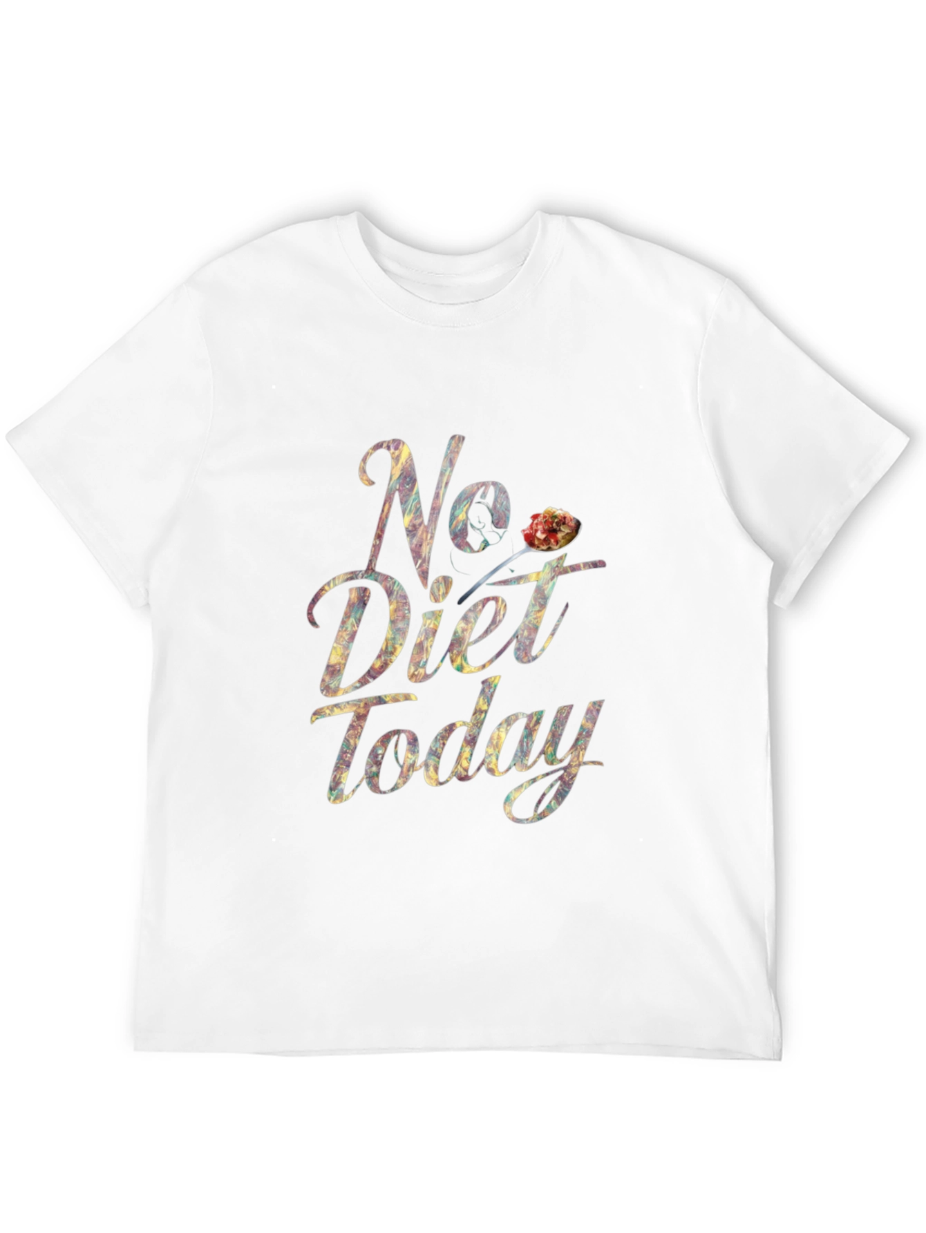 No Diet Today T-Shirt Funny Foodie Tee