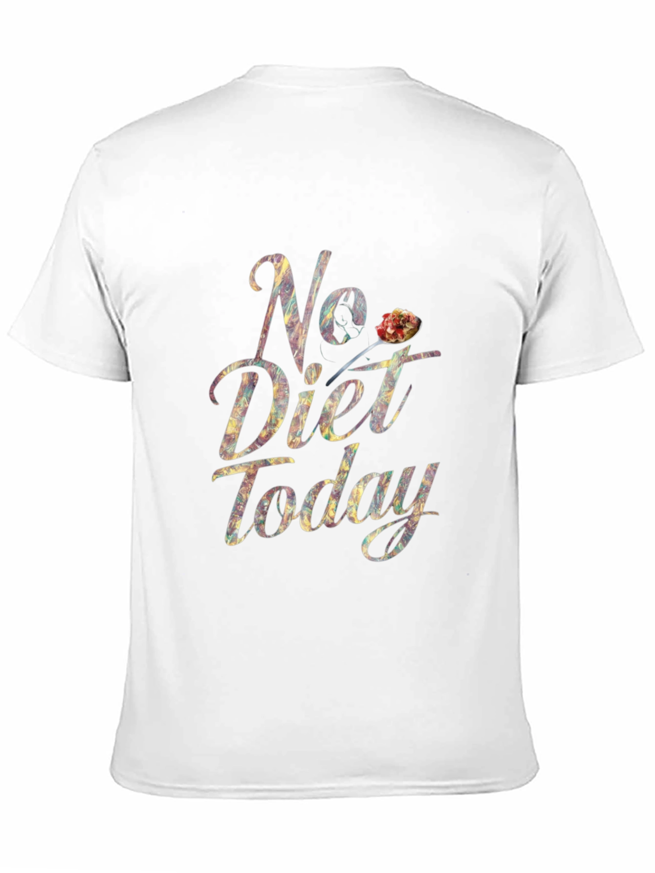 No Diet Today T-Shirt Funny Foodie Tee
