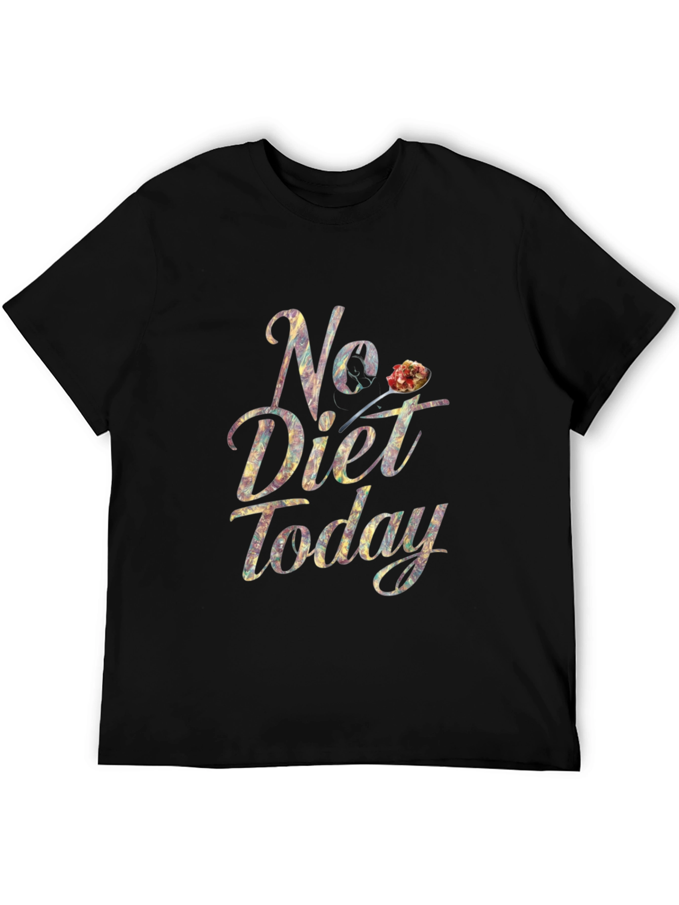 No Diet Today T-Shirt Funny Foodie Tee