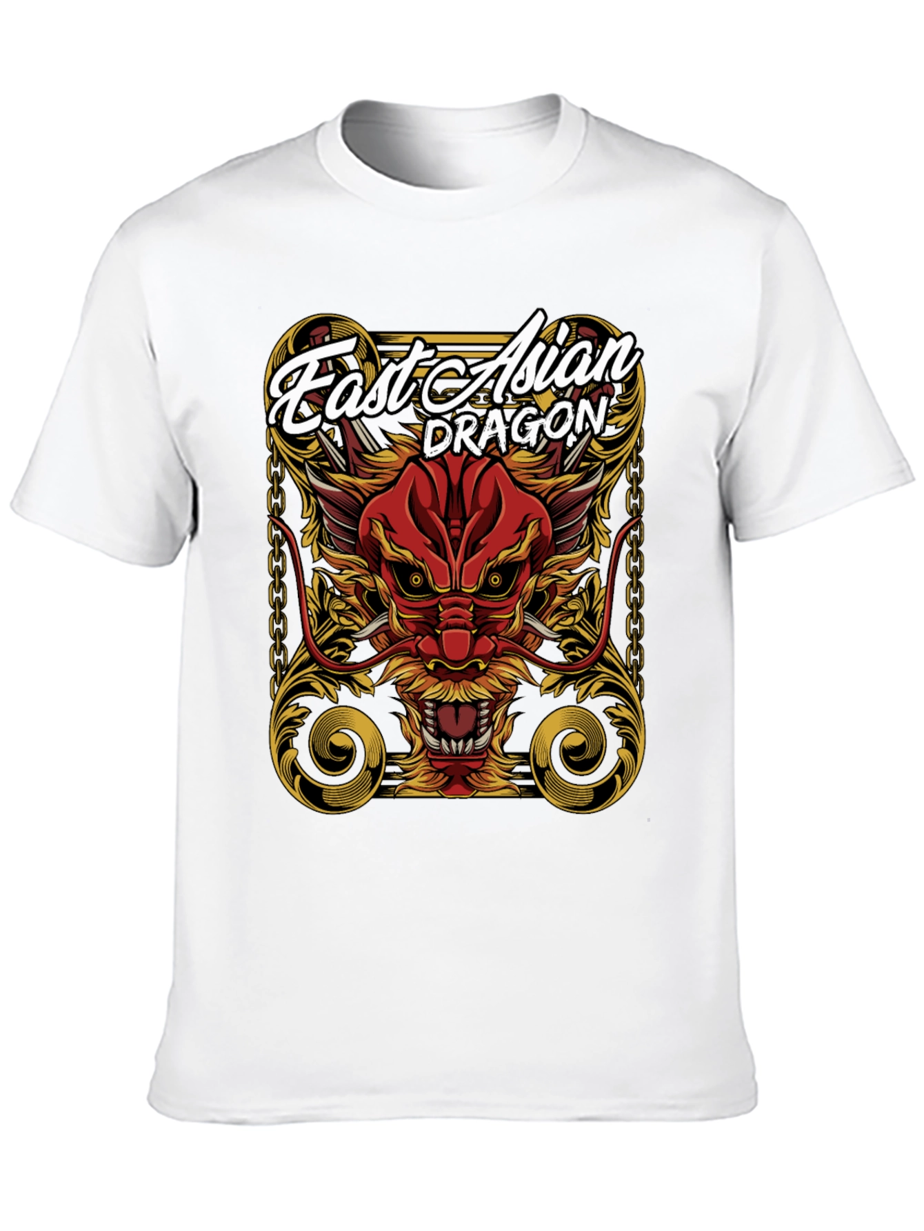 East Asian Dragon Graphic Tee - Bold Statement