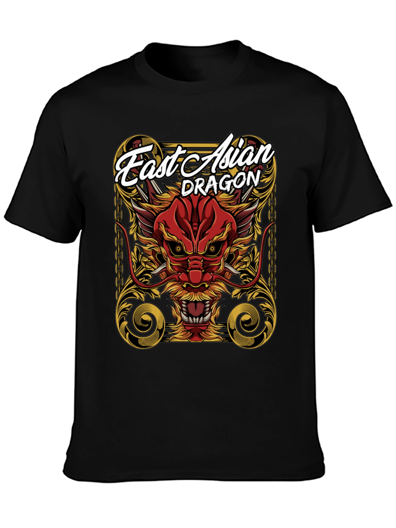 East Asian Dragon Graphic Tee - Bold Statement