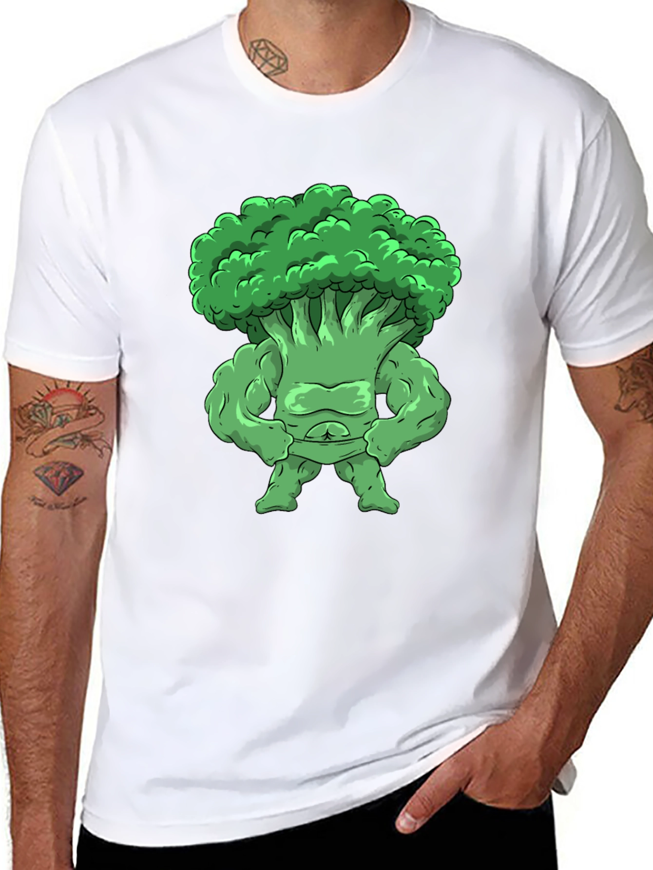 Broccoli Muscle T-Shirt - Eat Your Greens!