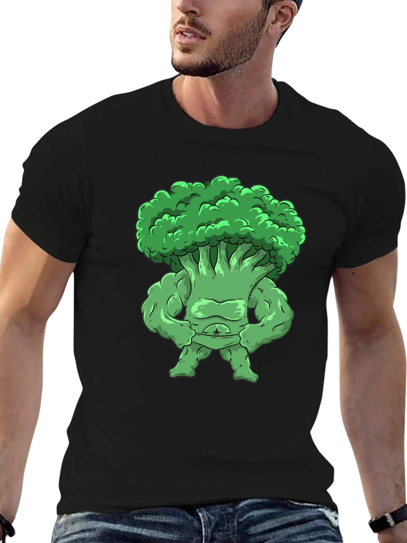 Broccoli Muscle T-Shirt - Eat Your Greens!