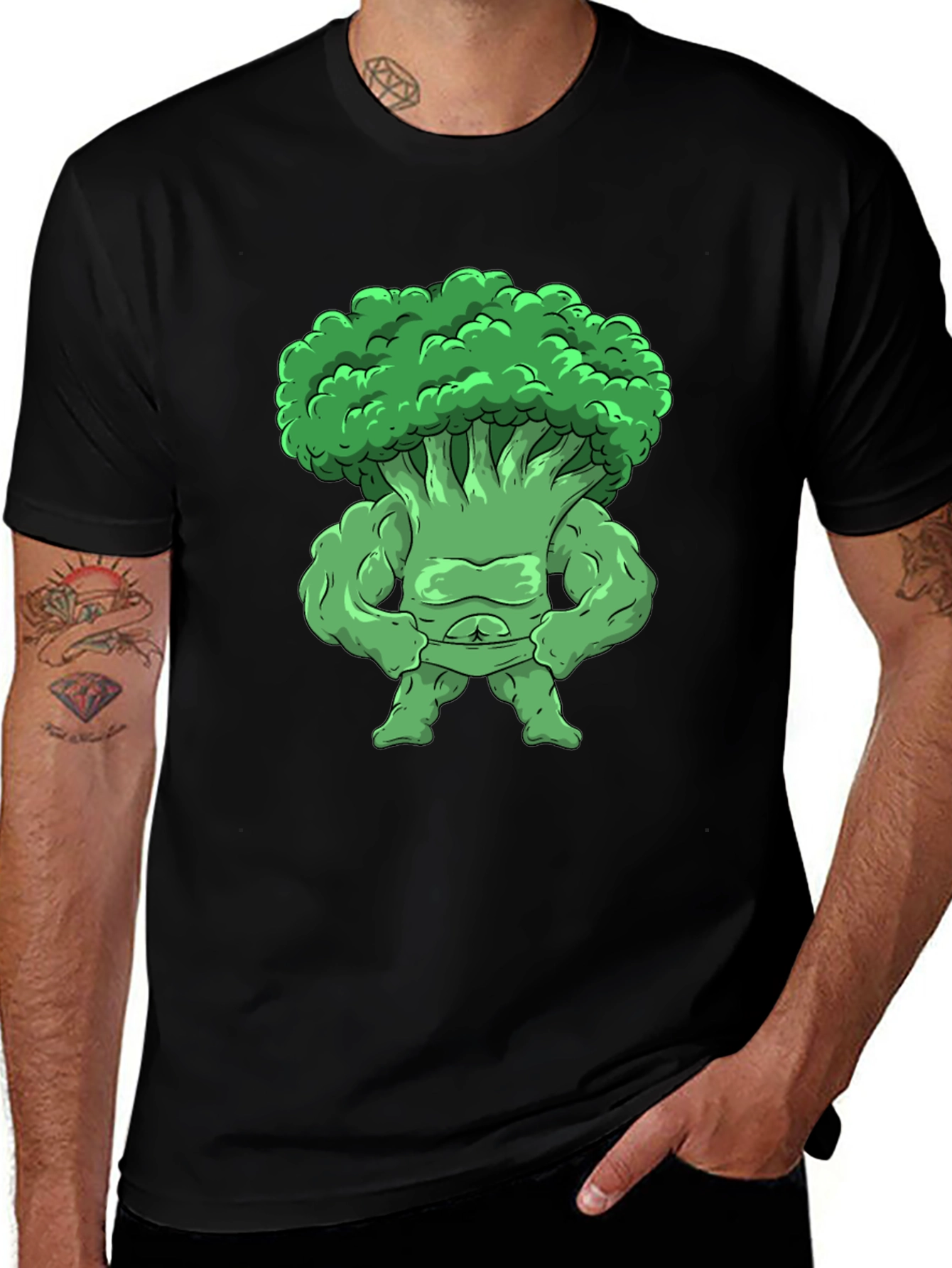 Broccoli Muscle T-Shirt - Eat Your Greens!