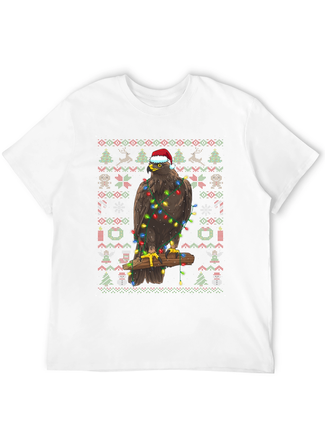 Eagle Christmas Sweater T-Shirt Holiday Gift