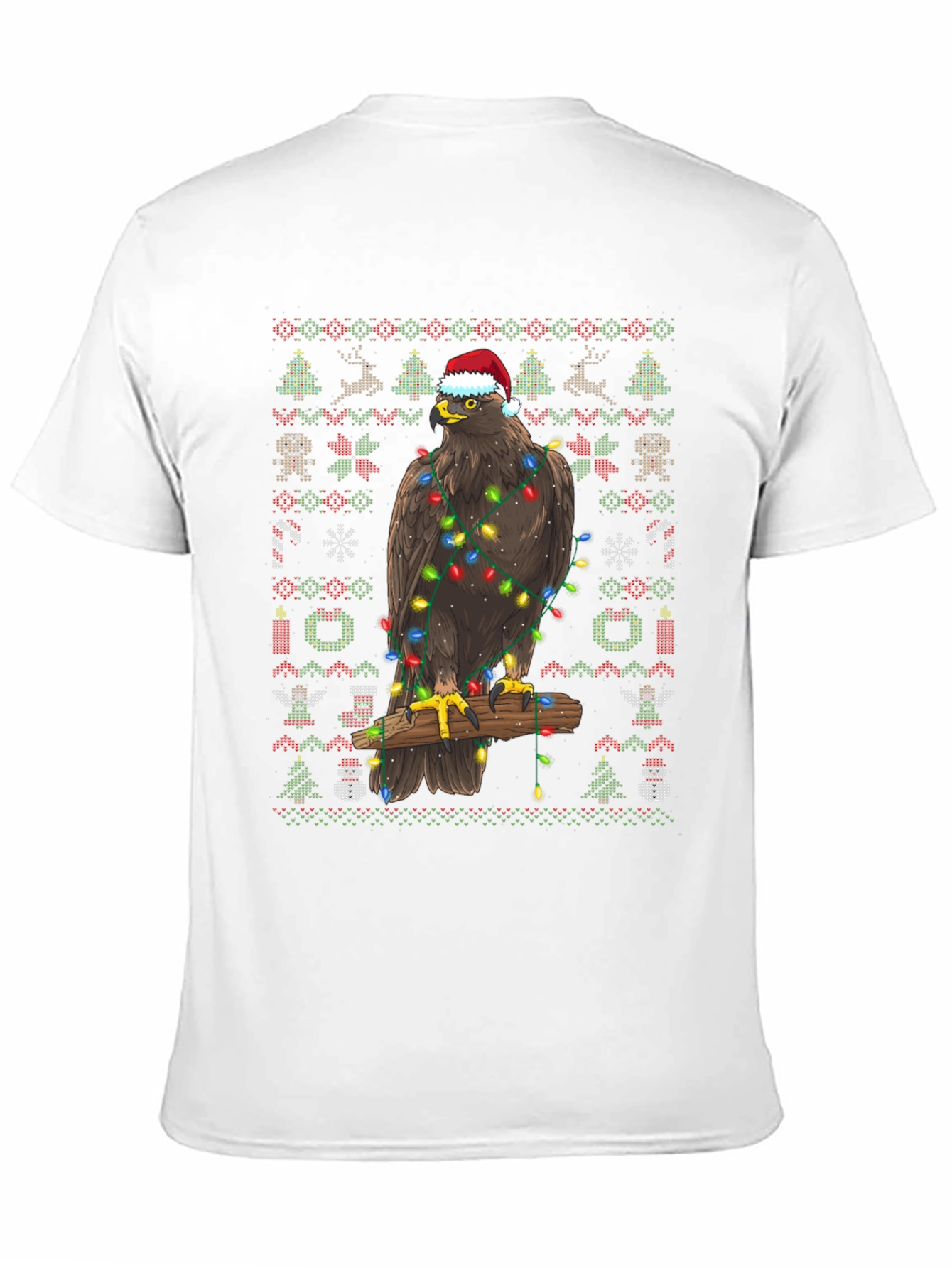 Eagle Christmas Sweater T-Shirt Holiday Gift
