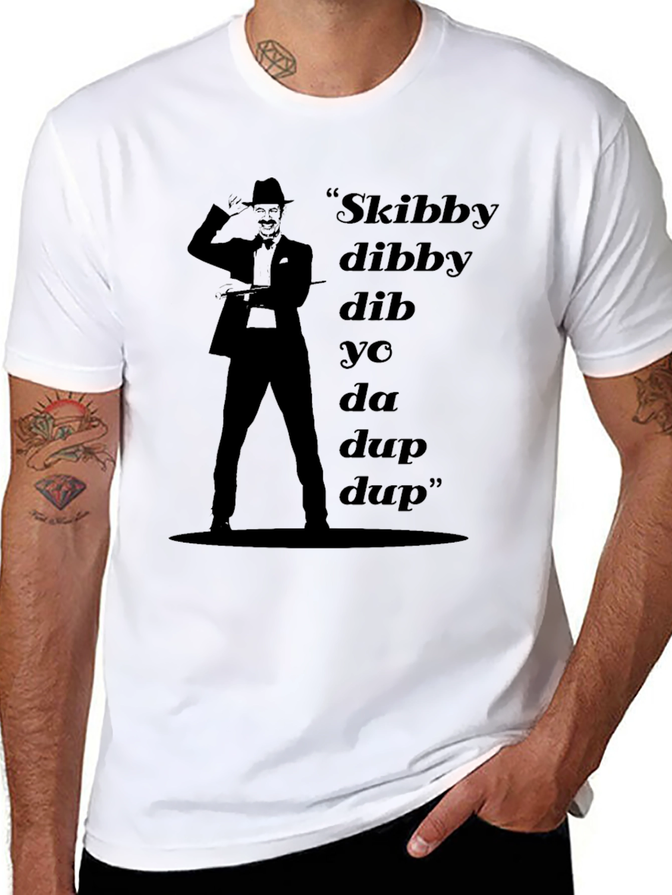 Skibby Dibby Tee - Retro Funny T-Shirt