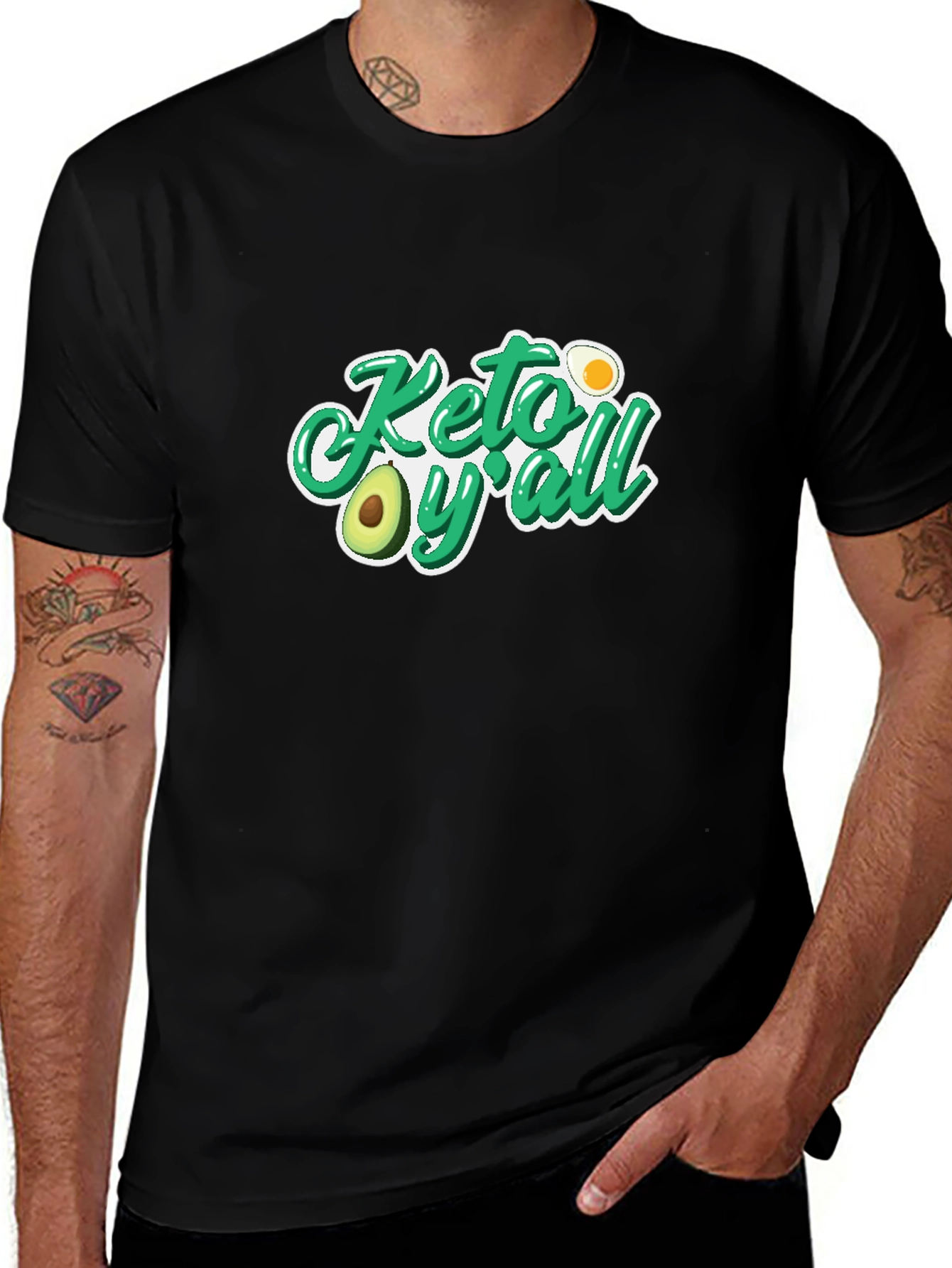 Keto Yall T-Shirt - Soft Black Tee