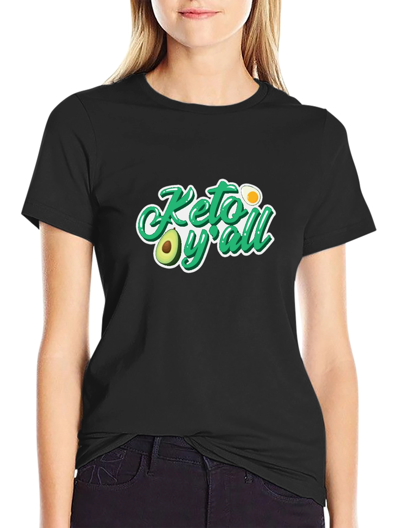 Keto Yall T-Shirt - Soft Black Tee