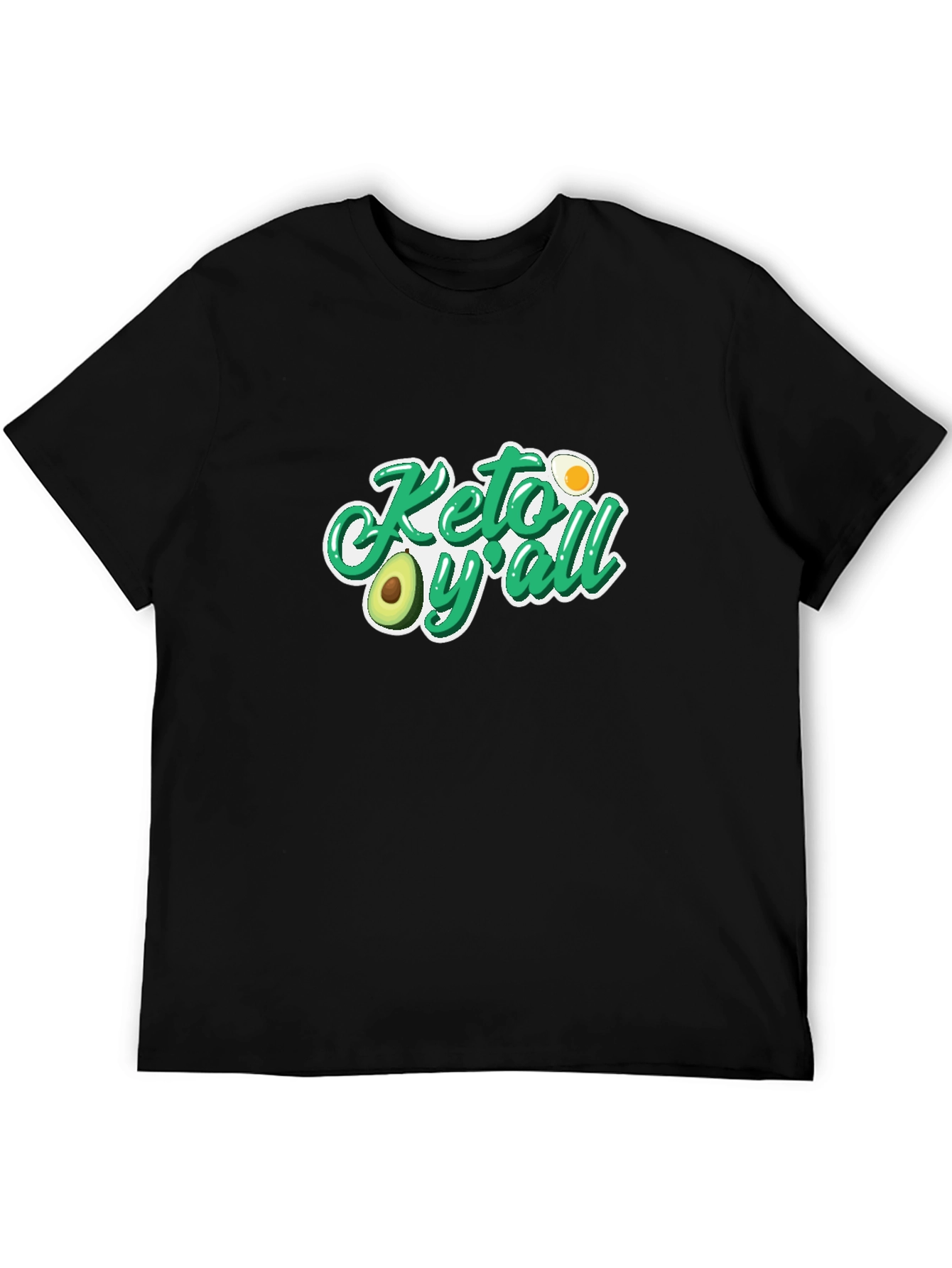 Keto Yall T-Shirt - Soft Black Tee
