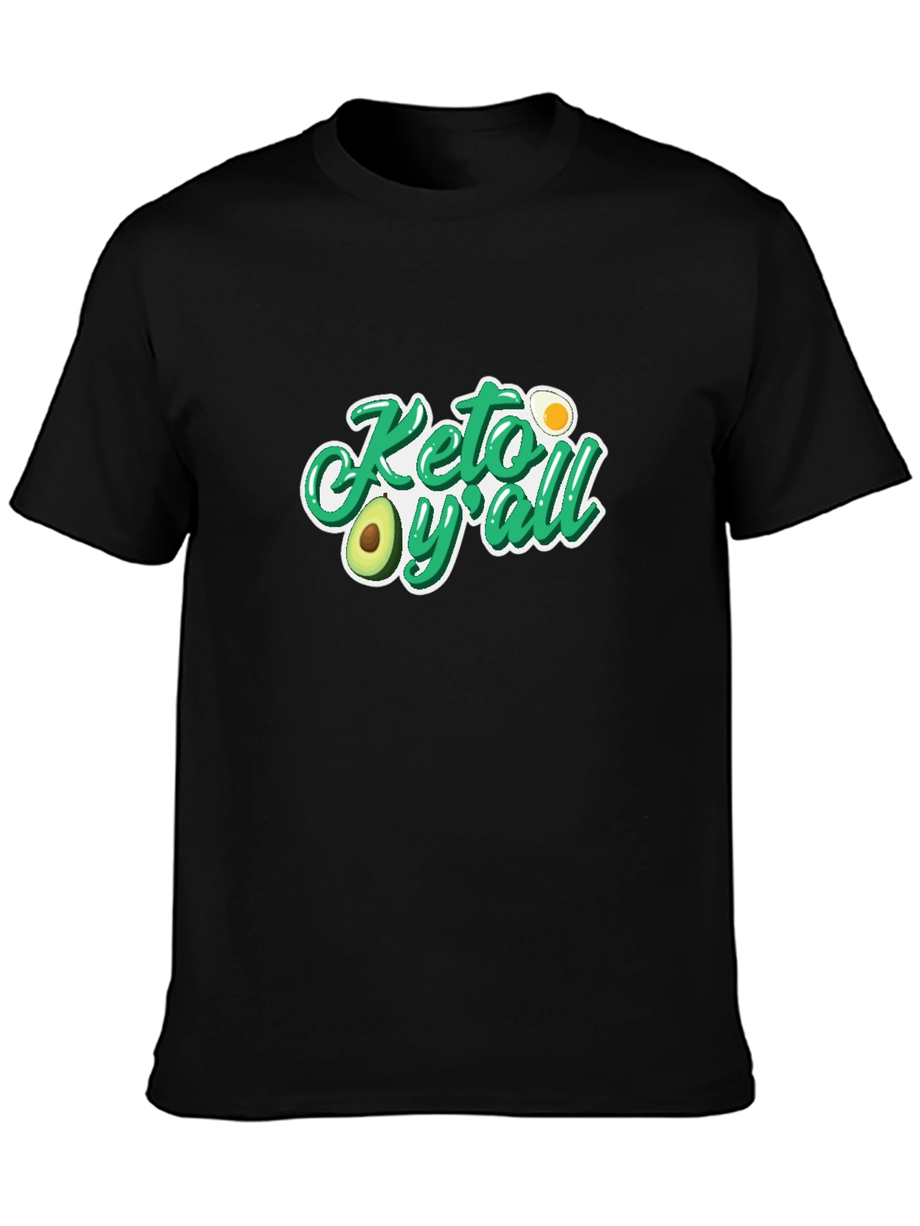 Keto Yall T-Shirt - Soft Black Tee