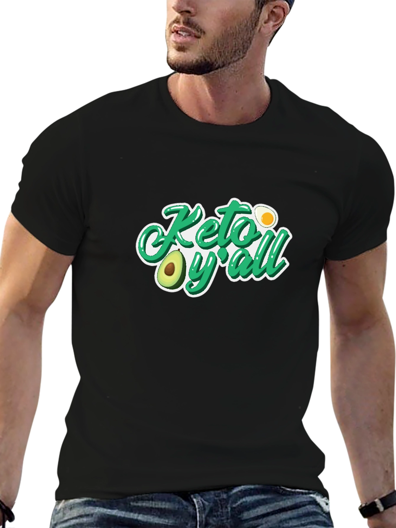 Keto Yall T-Shirt - Soft Black Tee