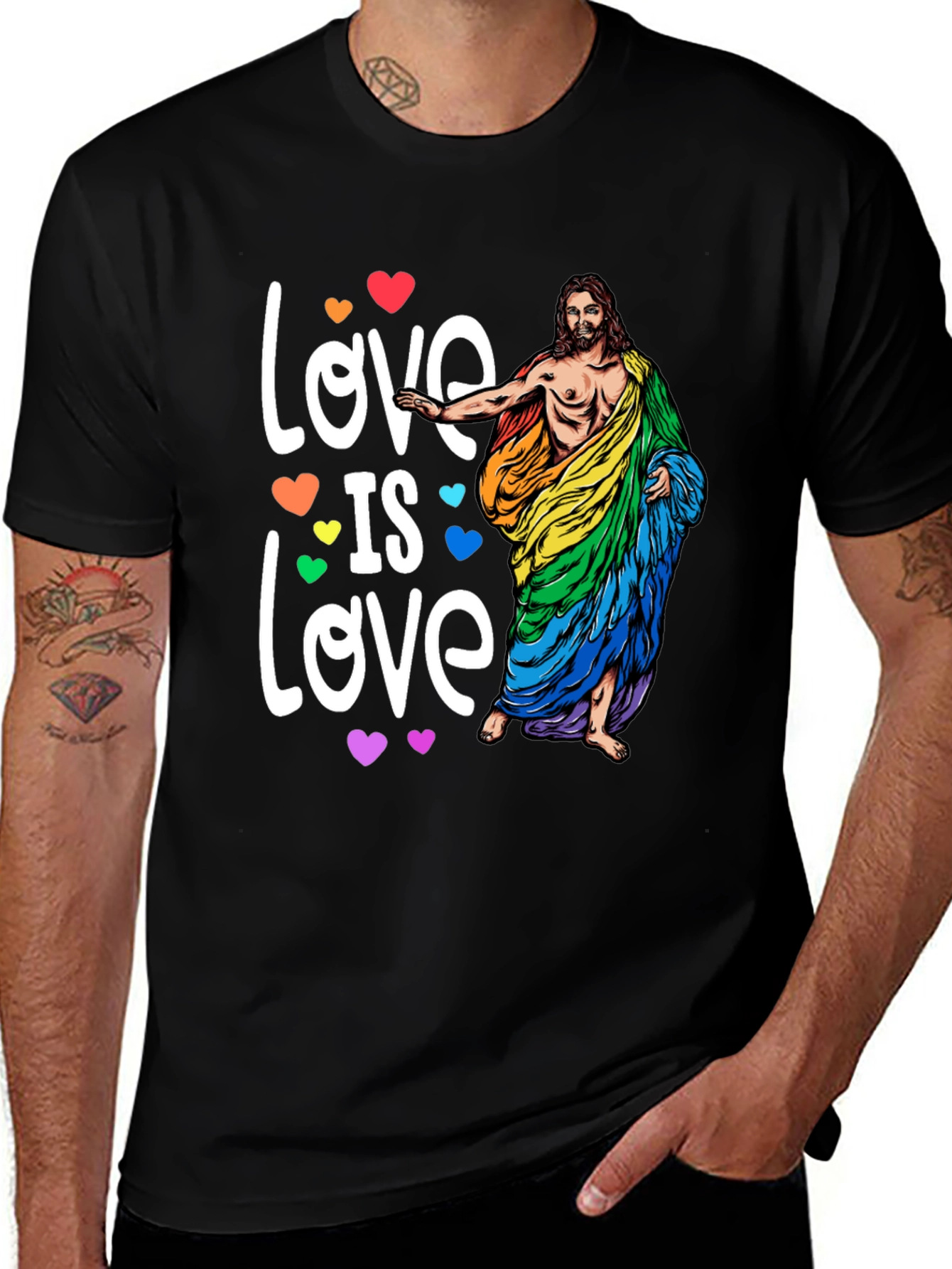Love is Love LGBT Jesus T-Shirt