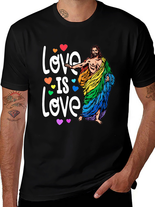 Love is Love LGBT Jesus T-Shirt
