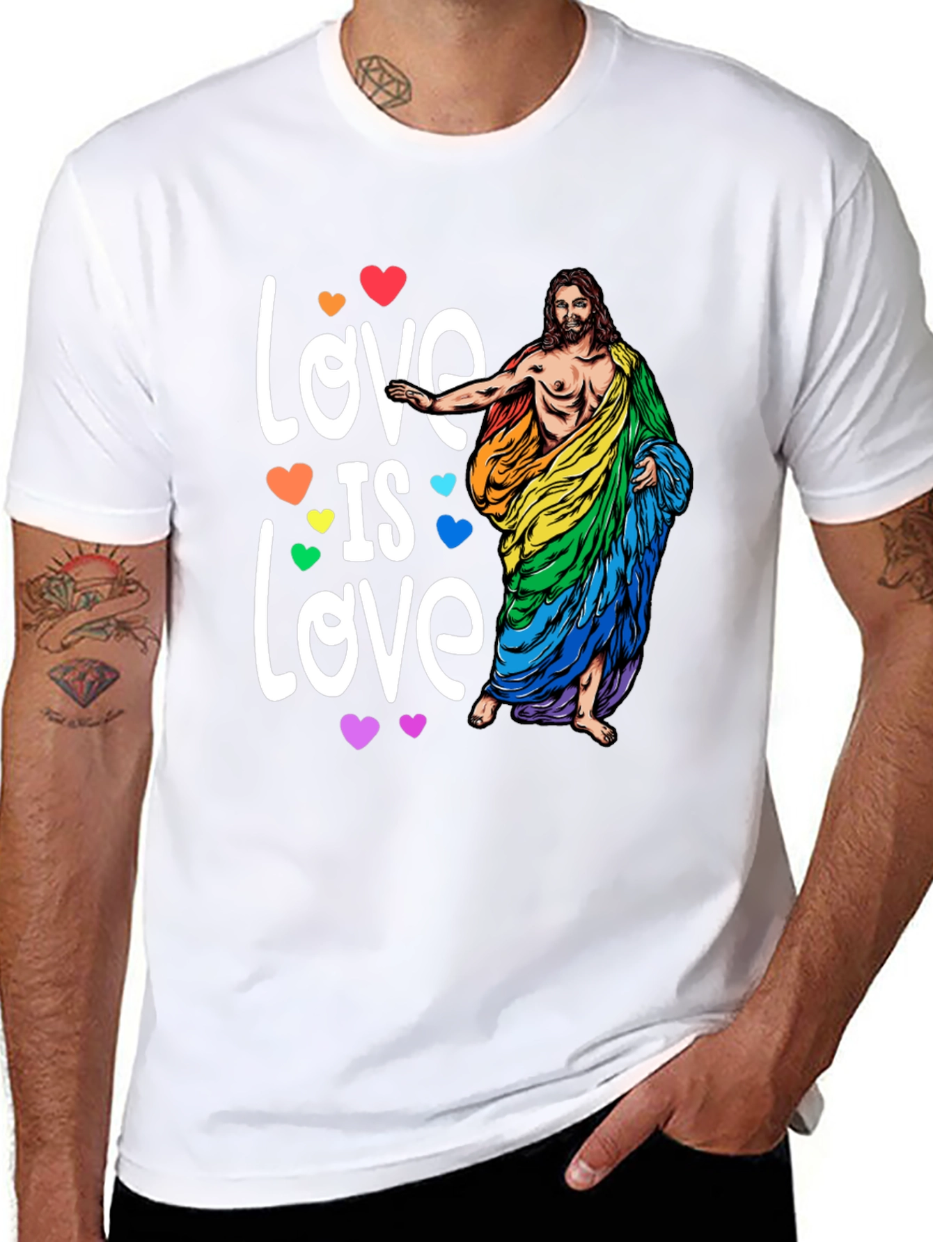 Love is Love LGBT Jesus T-Shirt