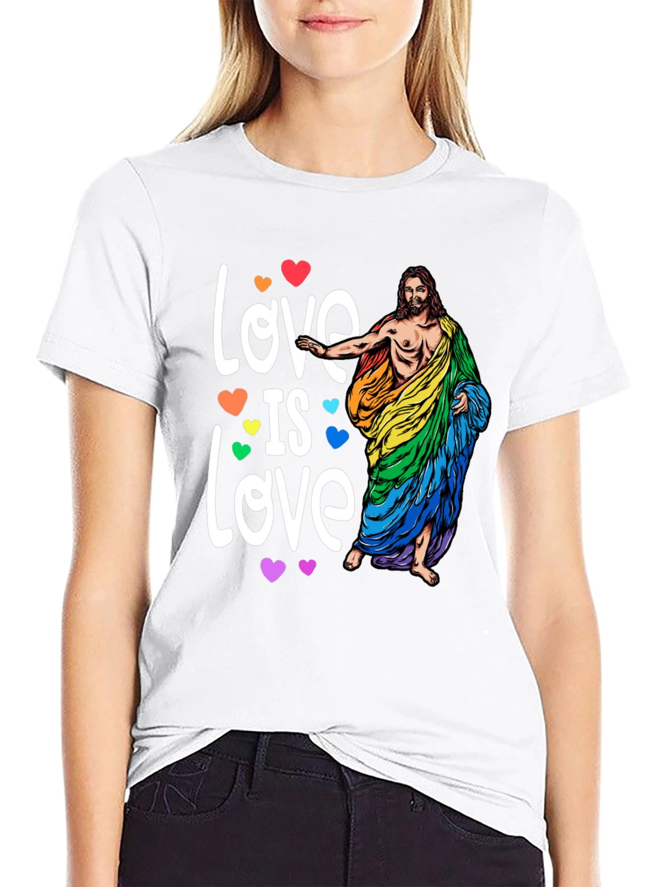 Love is Love LGBT Jesus T-Shirt