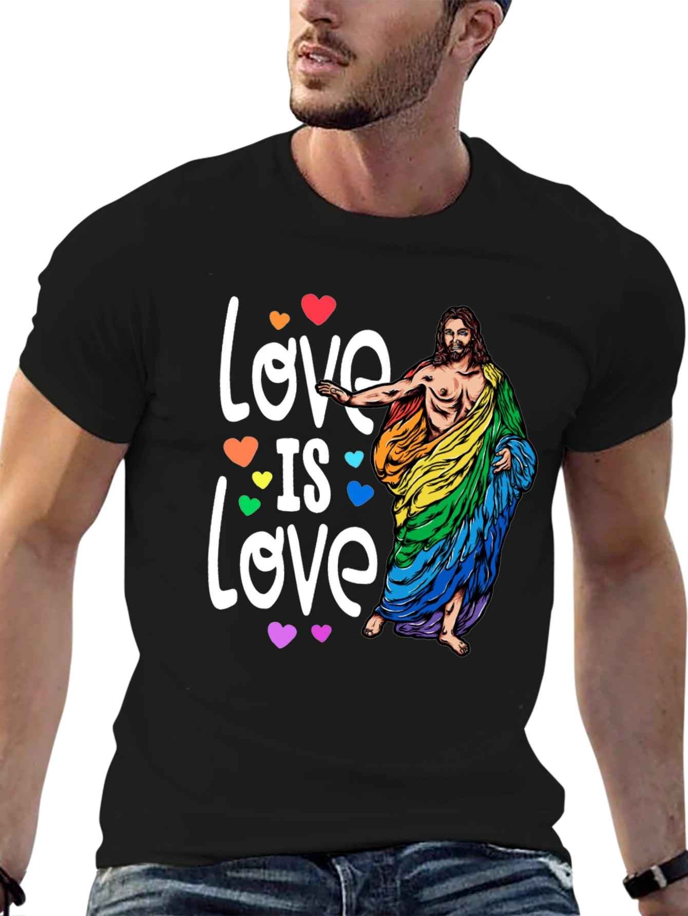 Love is Love LGBT Jesus T-Shirt