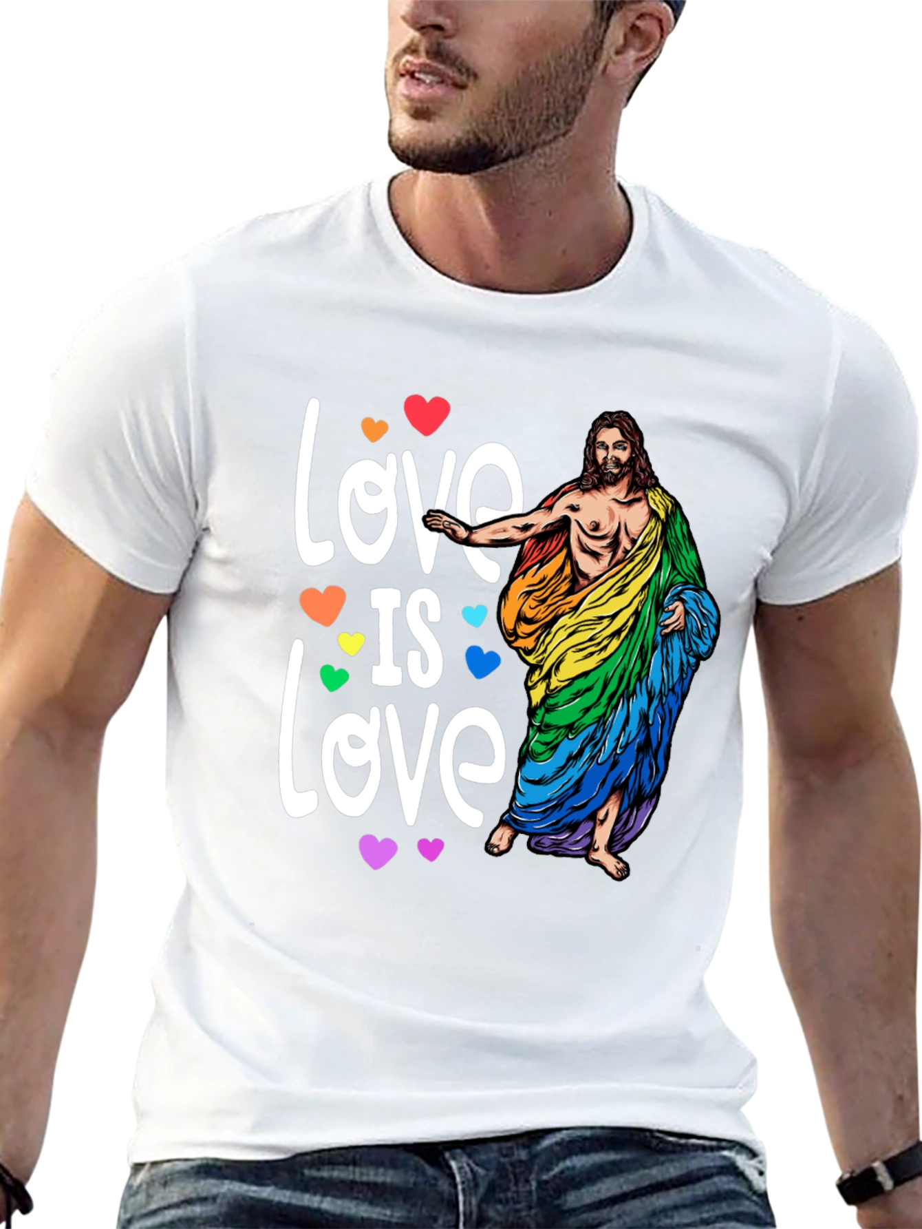 Love is Love LGBT Jesus T-Shirt