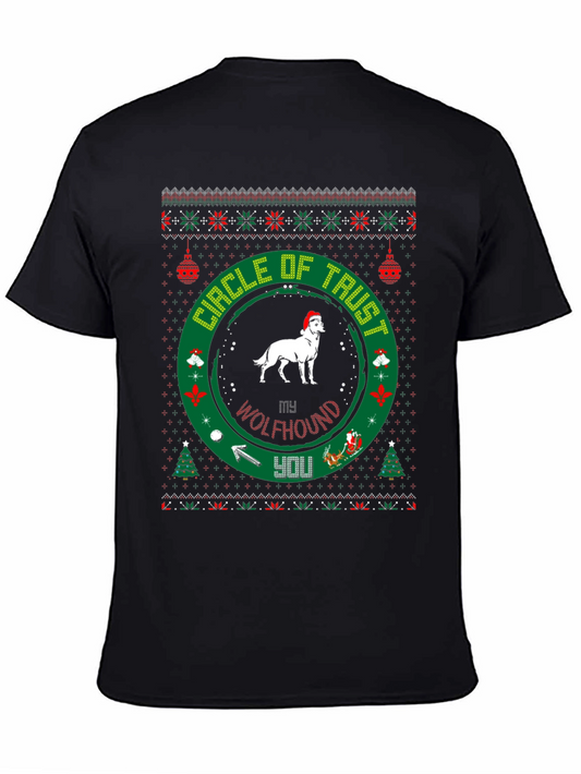 My Wolfhound Circle of Trust Christmas T-Shirt