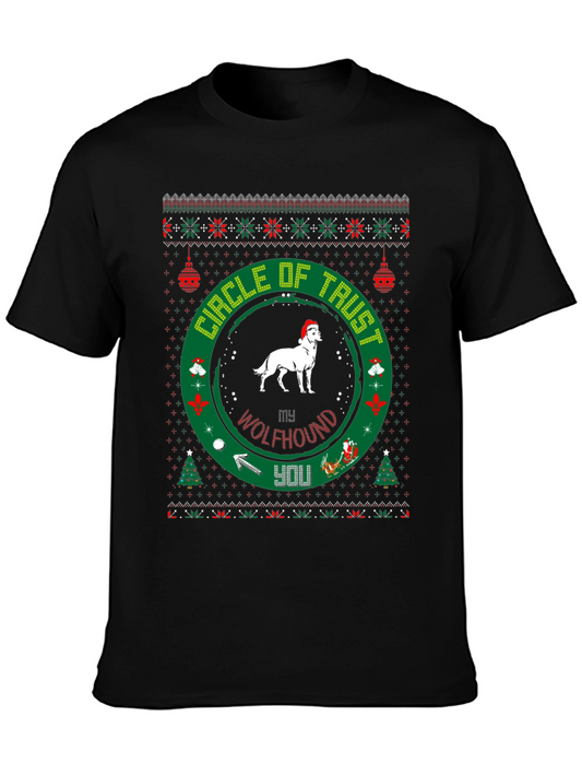 My Wolfhound Circle of Trust Christmas T-Shirt