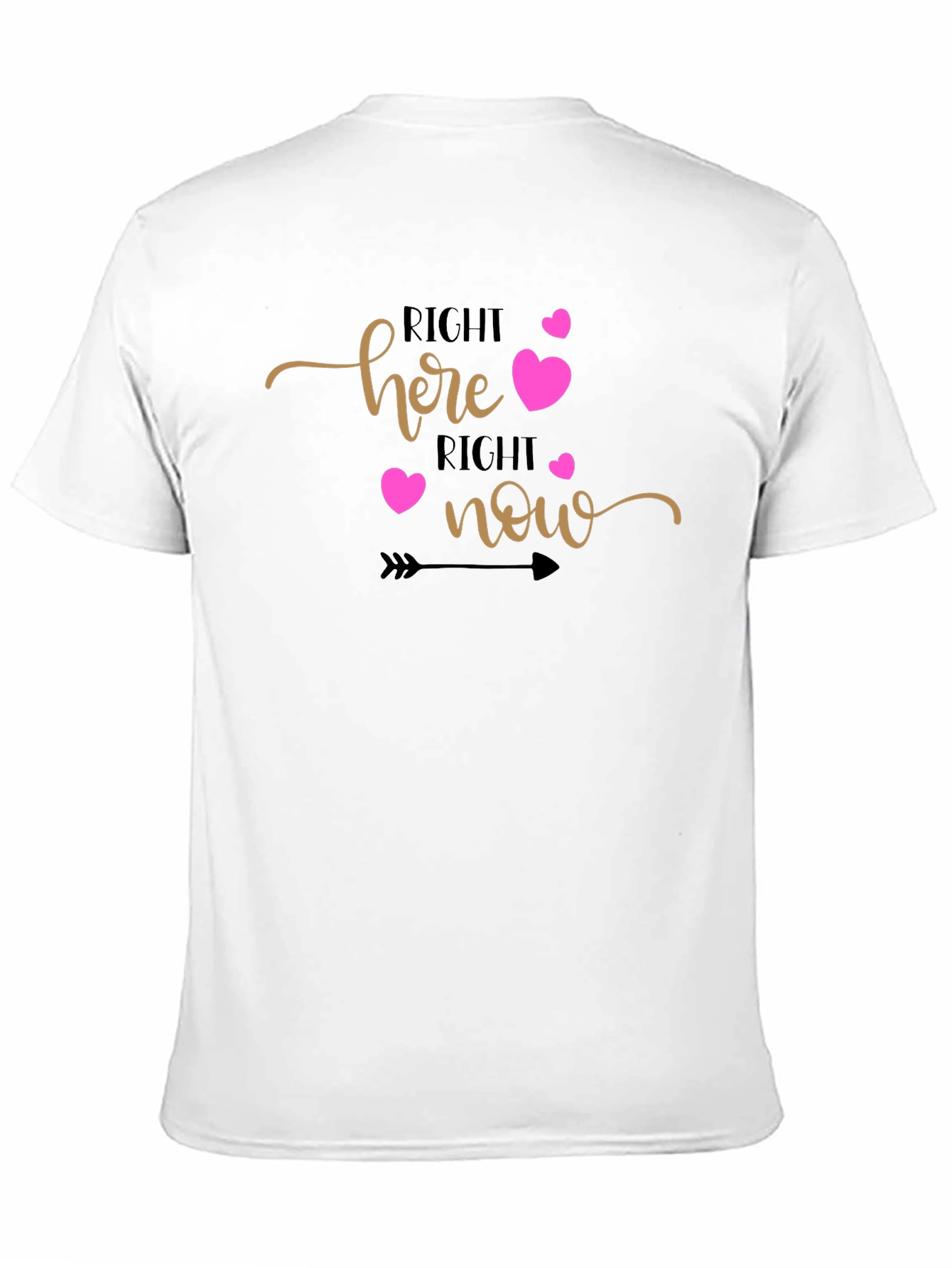 Right Here Right Now Graphic Tee - Black