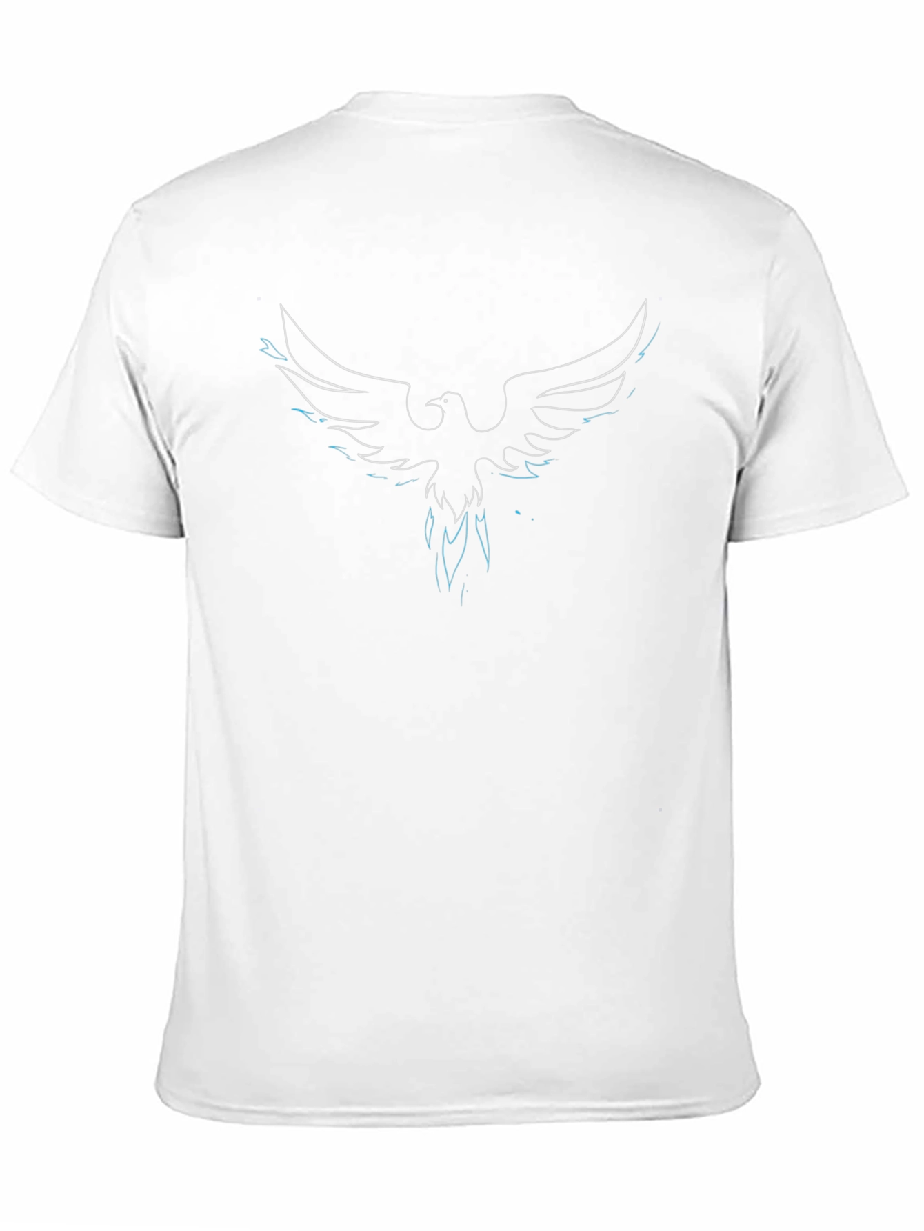 Phoenix Graphic Print Black T-Shirt