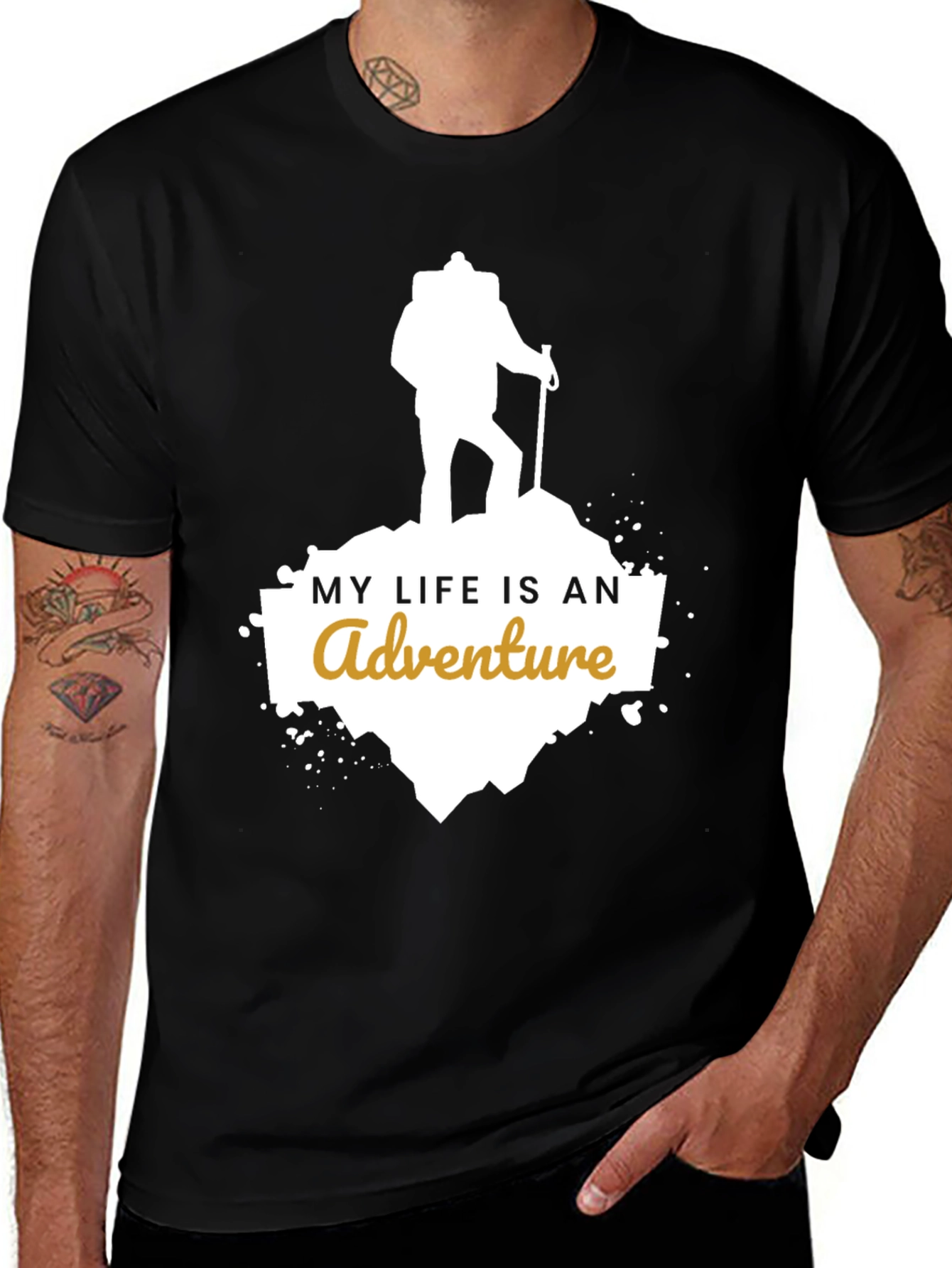 Adventure Seeker Black T-Shirt