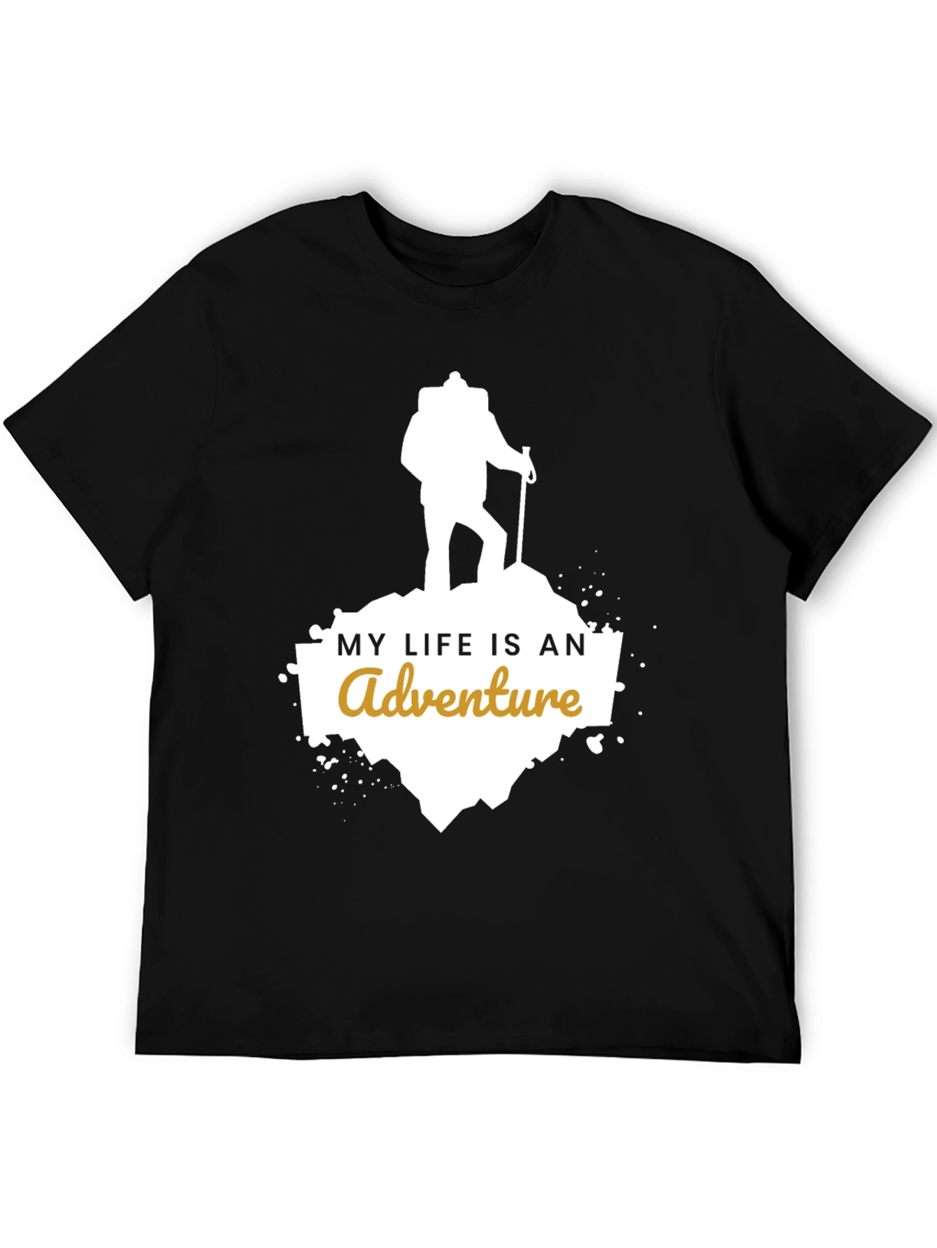 Adventure Seeker Black T-Shirt