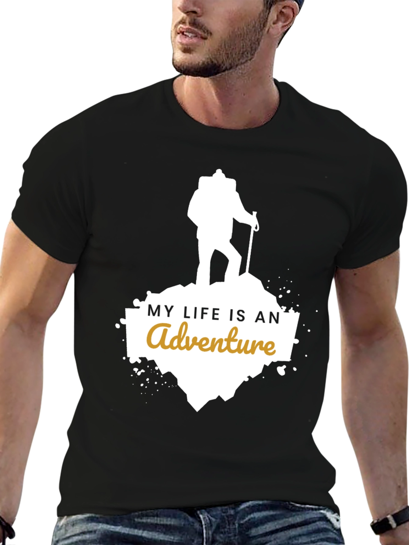 Adventure Seeker Black T-Shirt