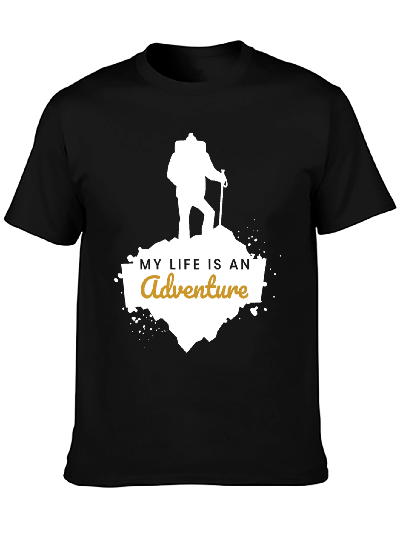 Adventure Seeker Black T-Shirt