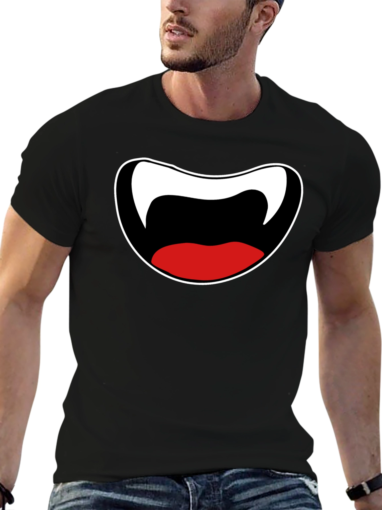 Vampire Mouth T-Shirt - Halloween Ready!