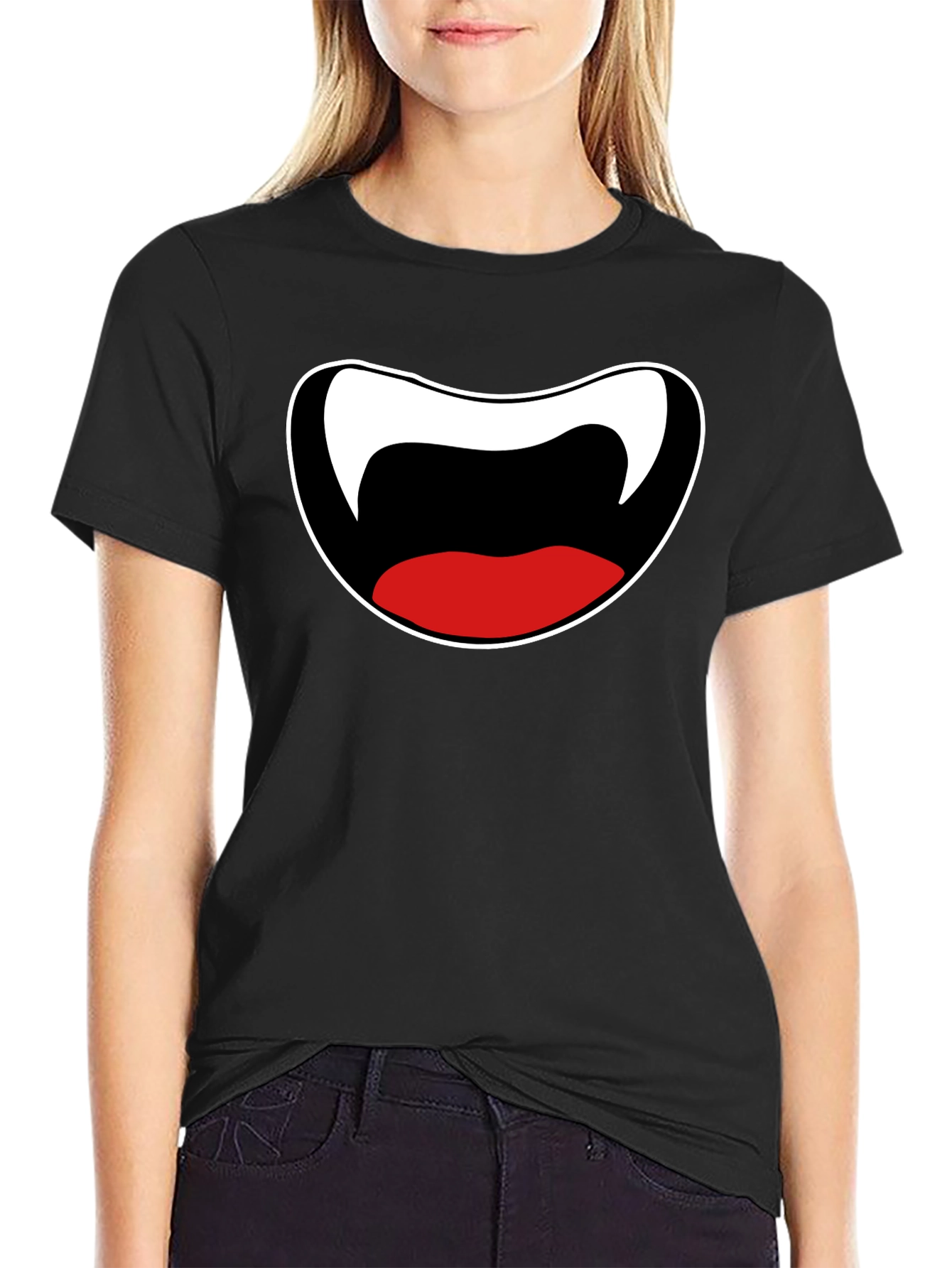 Vampire Mouth T-Shirt - Halloween Ready!