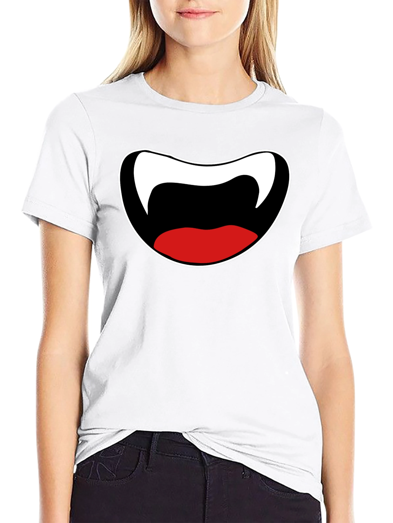 Vampire Mouth T-Shirt - Halloween Ready!