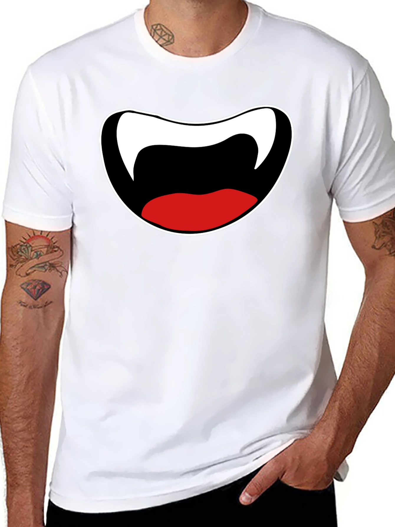 Vampire Mouth T-Shirt - Halloween Ready!