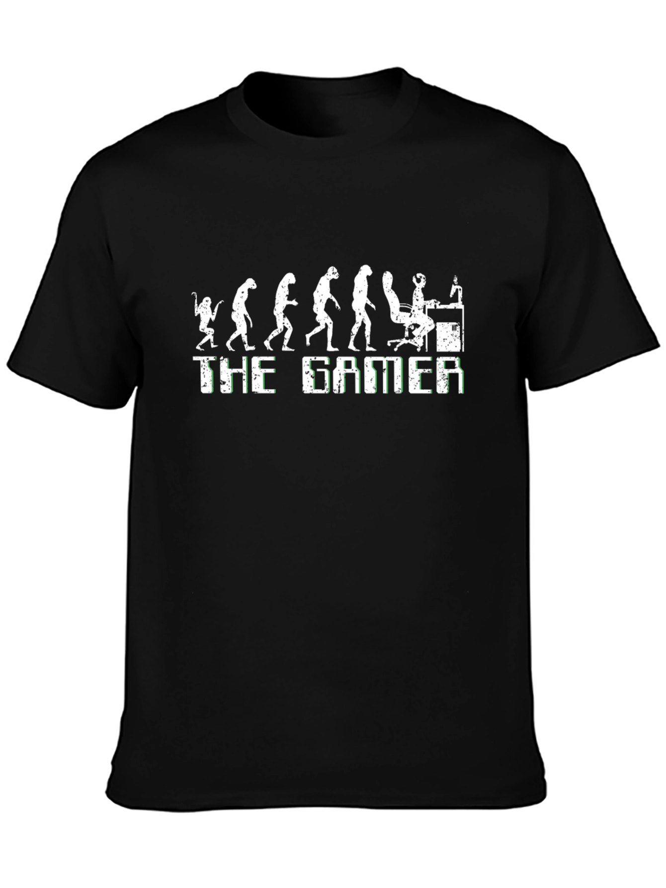 Evolution of the Gamer Black T-Shirt