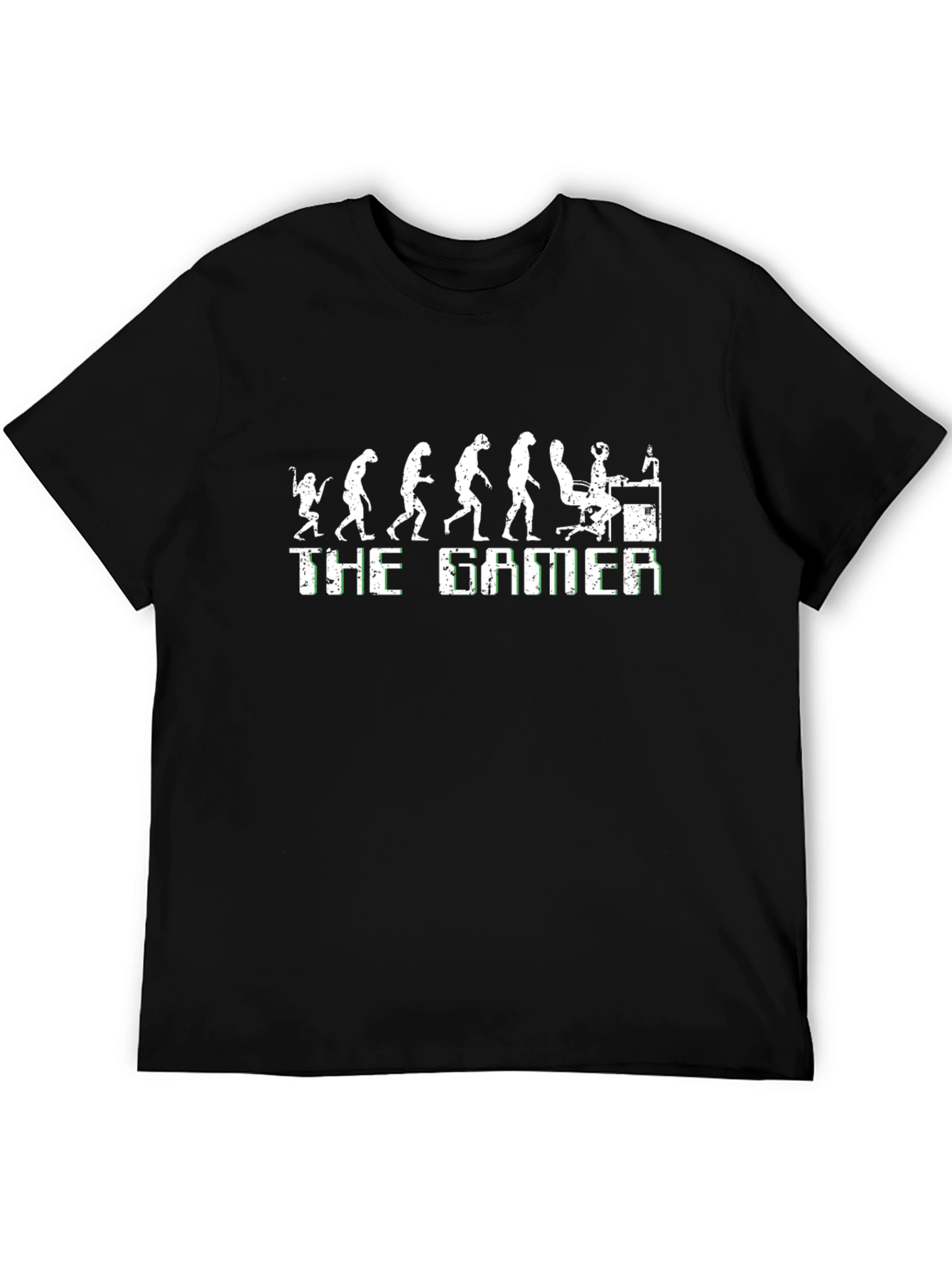 Evolution of the Gamer Black T-Shirt