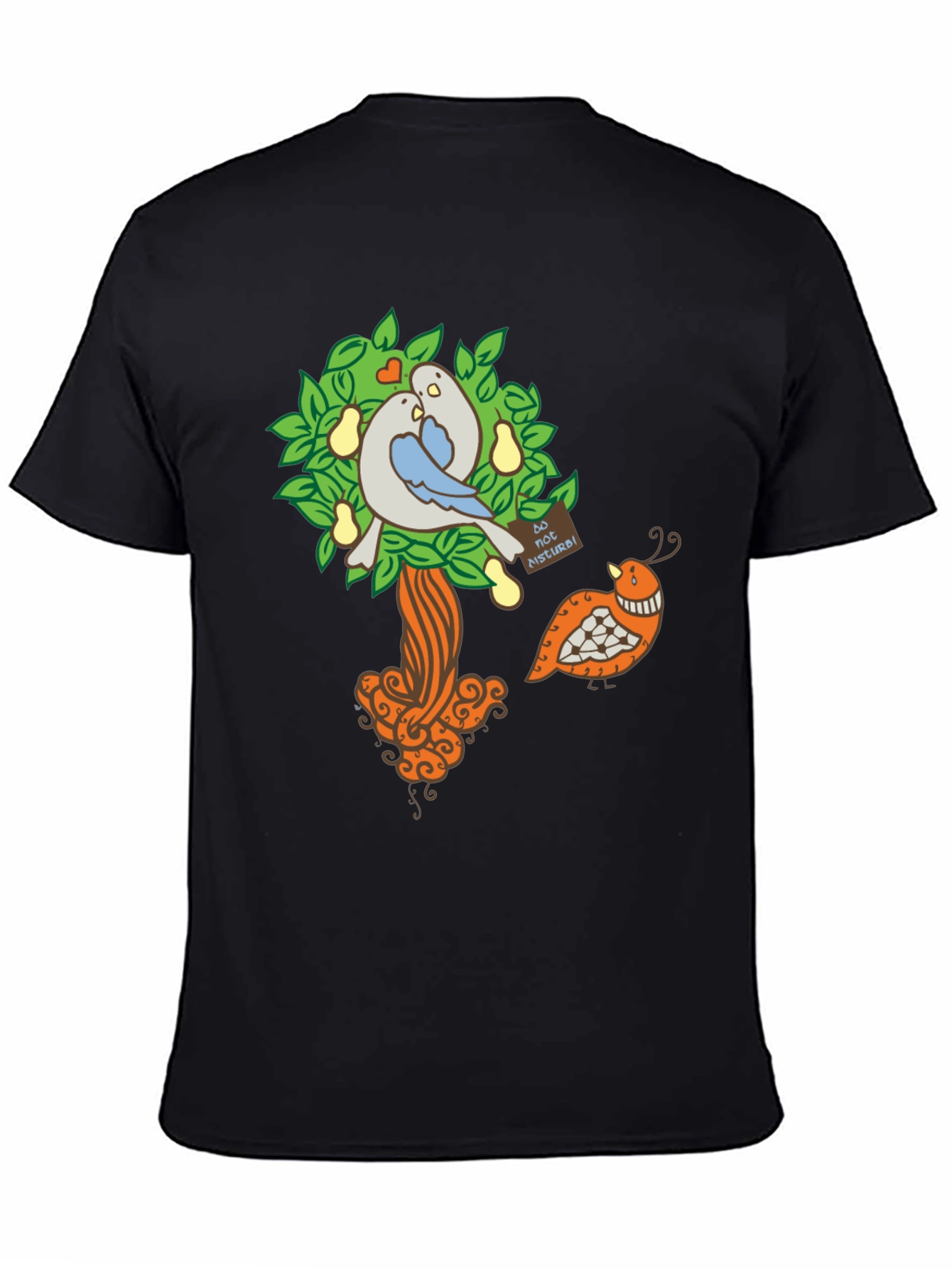 Bird Tree Graphic T-Shirt - Unique Design